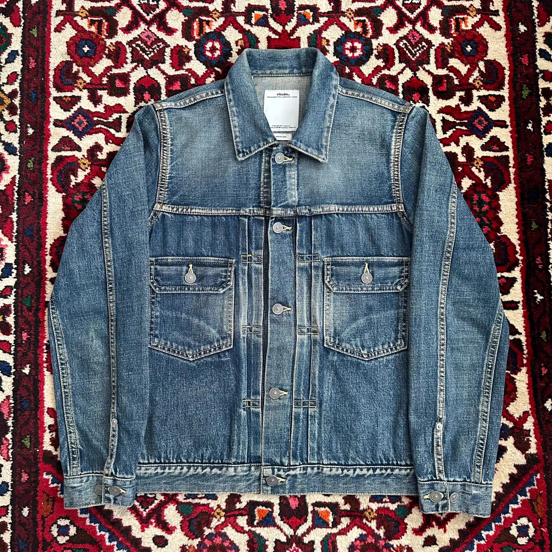 Visvim visvim 12aw 101 denim jacket 1 mud wash Size US S / EU 44-46 / 1 - 1 Thumbnail