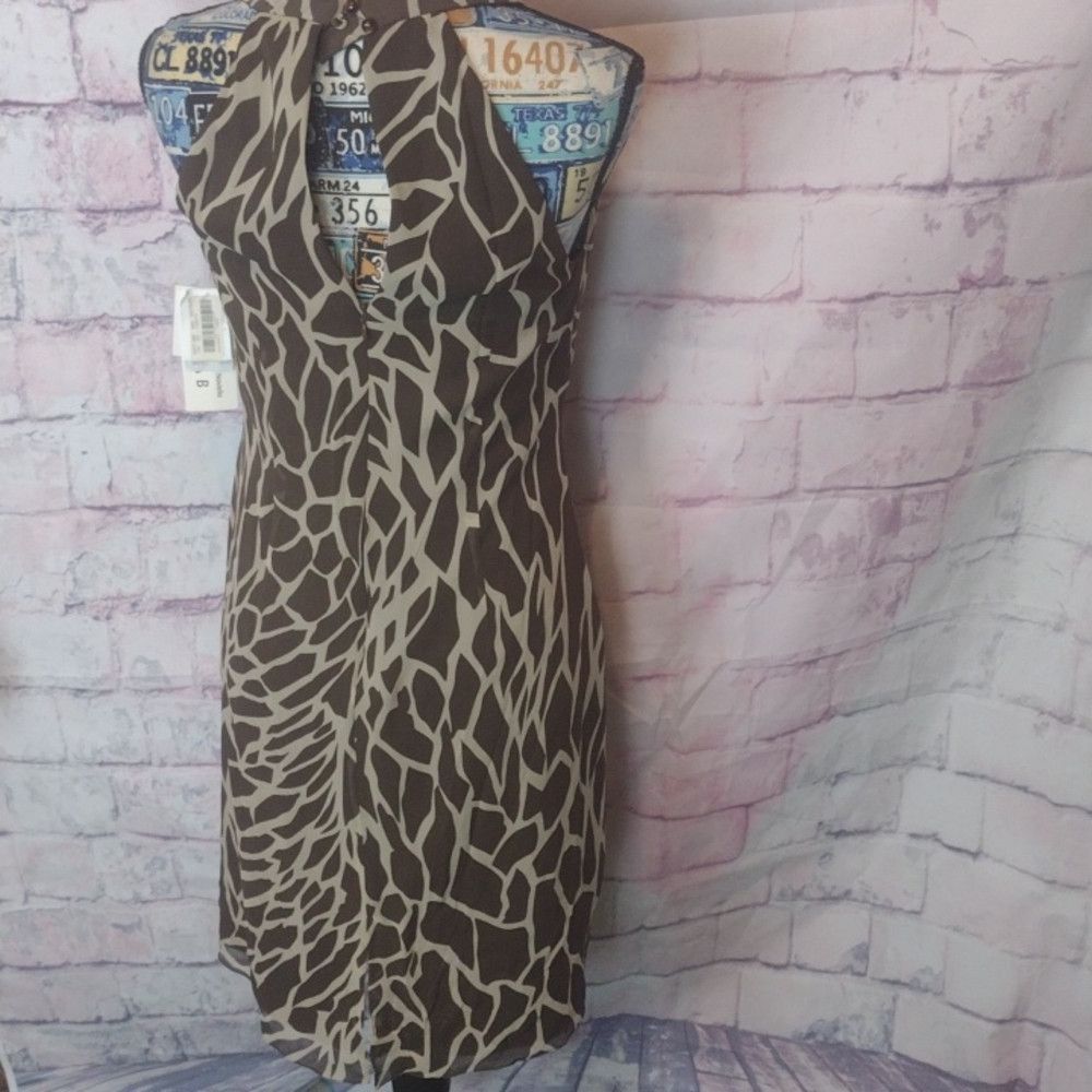 Other Chetta B vintage giraffe silk dress size 4 Size S / US 4 / IT 40 - 5 Thumbnail