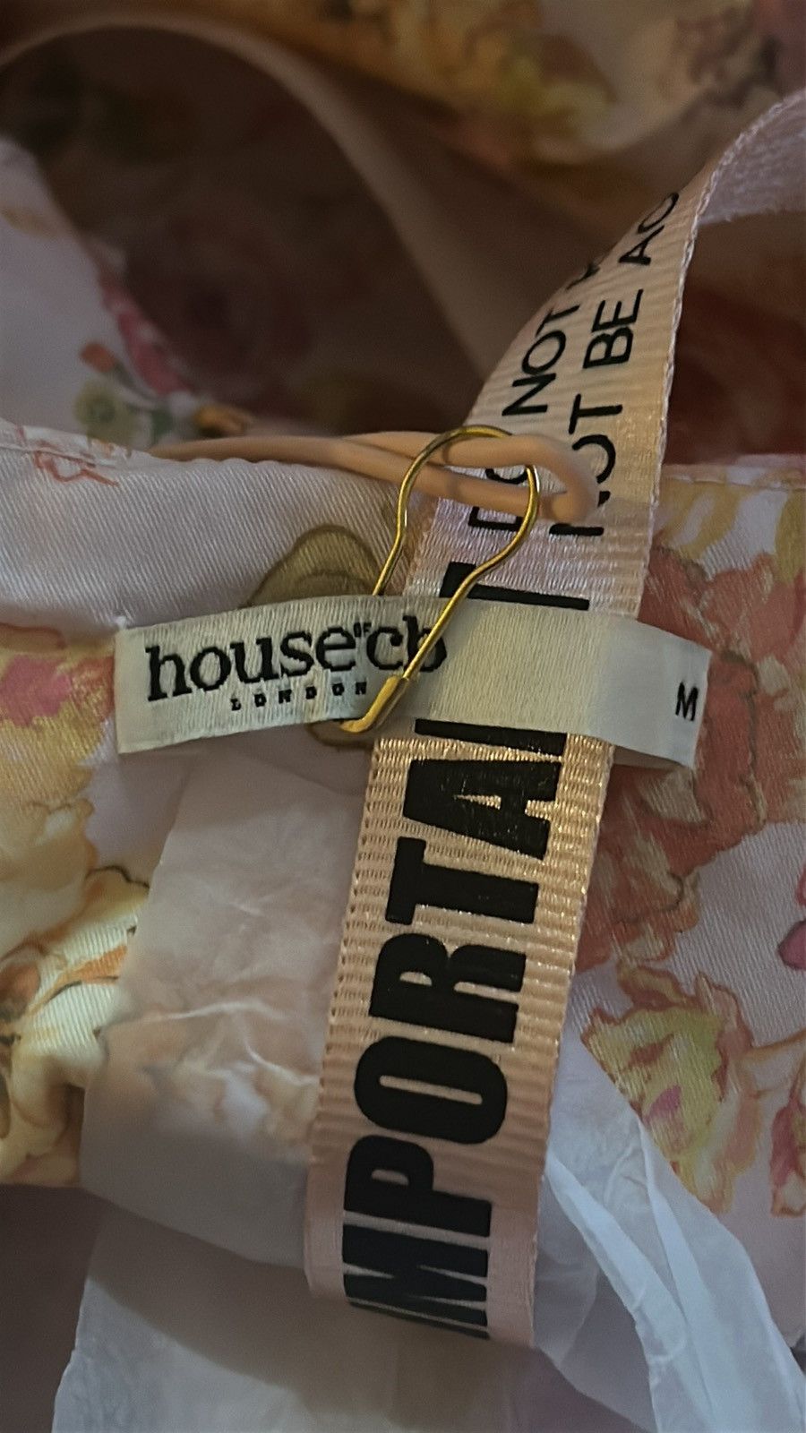 House of CB House of CB Tatiana Pink Print Midi Sundress Size M / US 6-8 / IT 42-44 - 4 Thumbnail