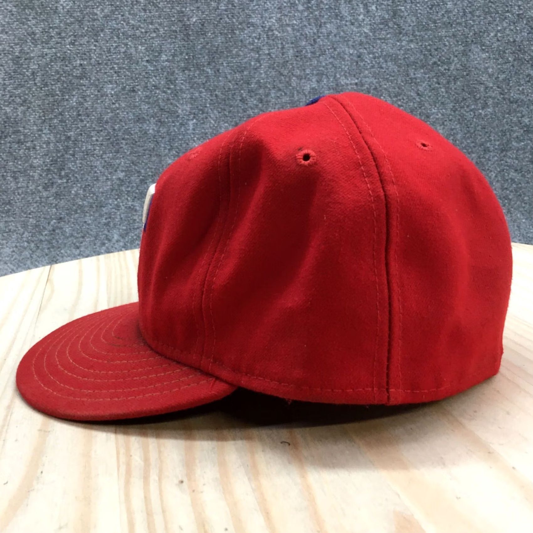 New Era New Era Texas Rangers Fitted Baseball Cap Hat Mens 7.5CM Red Adjustable MBL Size ONE SIZE - 4 Thumbnail
