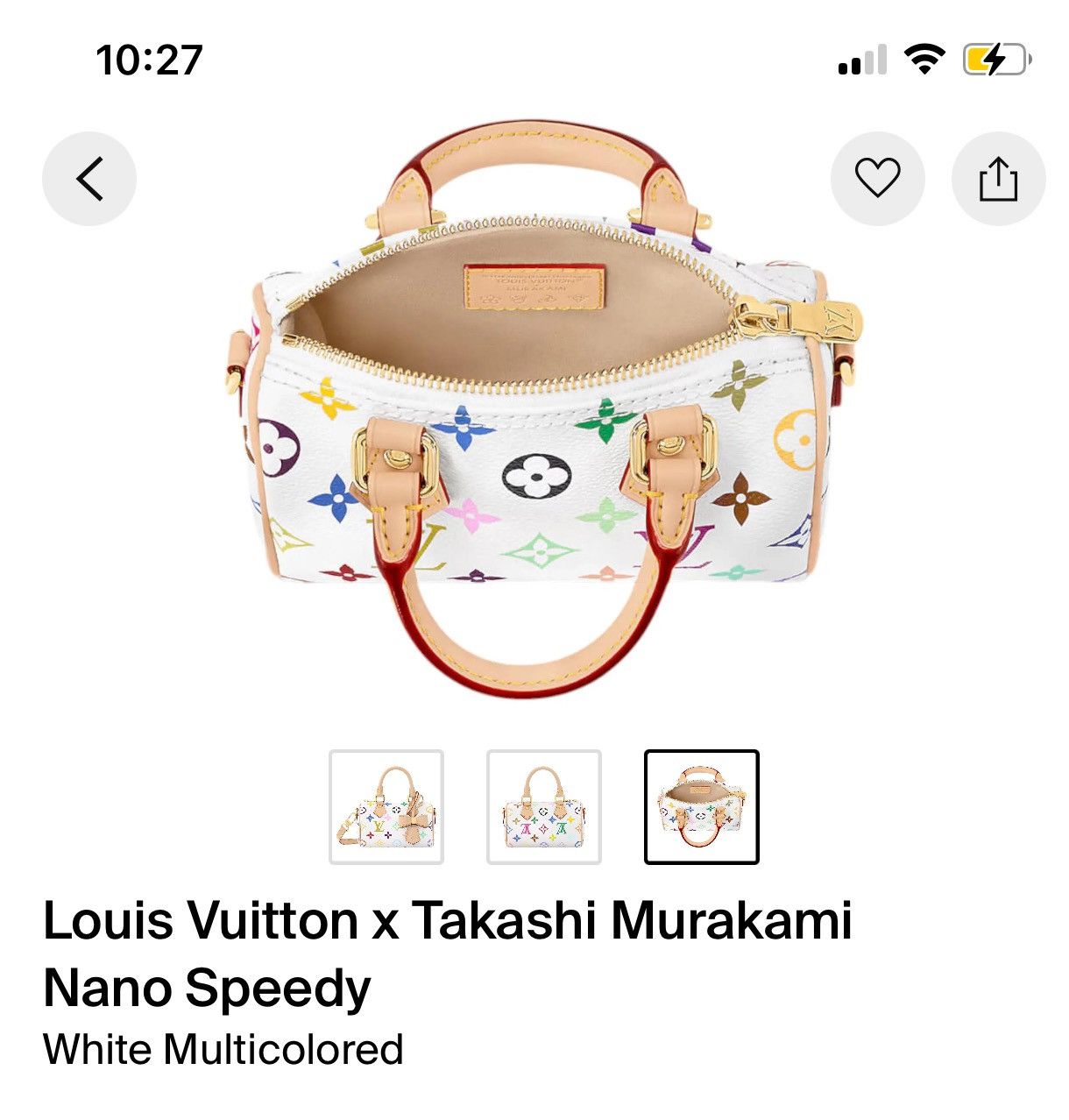 Louis Vuitton louis vuitton nano speedy murakami Size ONE SIZE - 3 Thumbnail