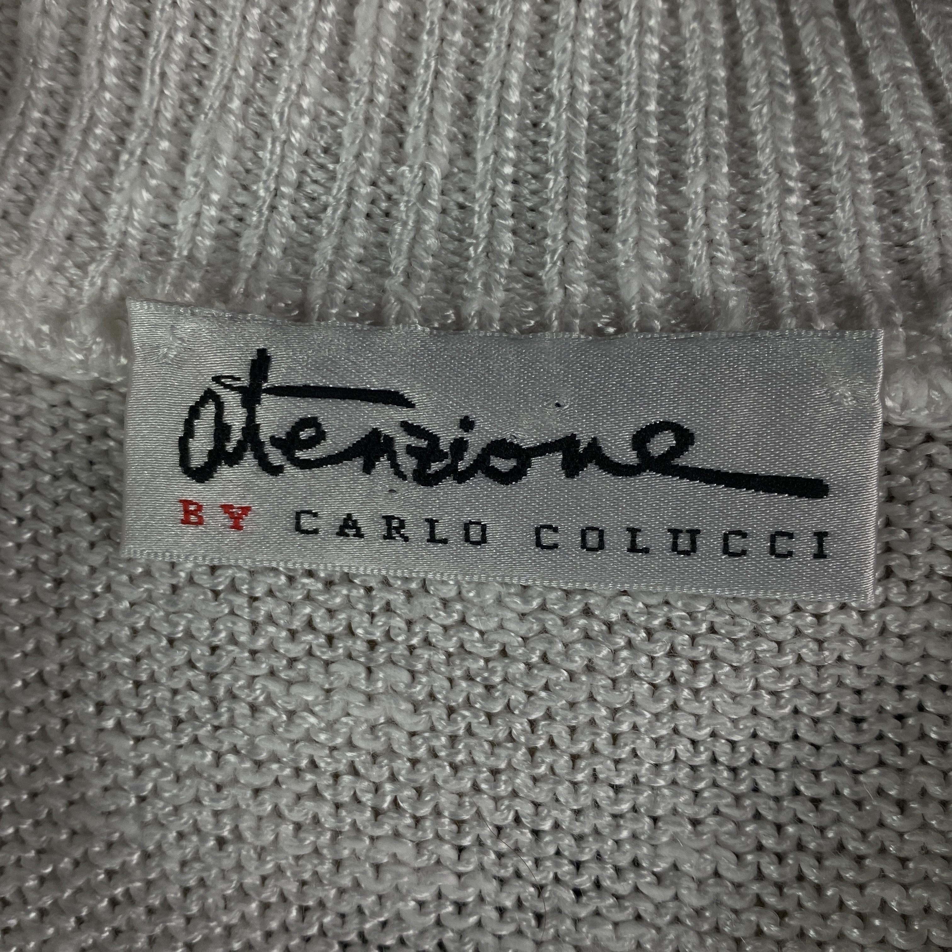 Carlo Colucci Mens Sweatshirt Atenzione by Carlo Colucci Vintage Size XL Size US XL / EU 56 / 4 - 4 Thumbnail