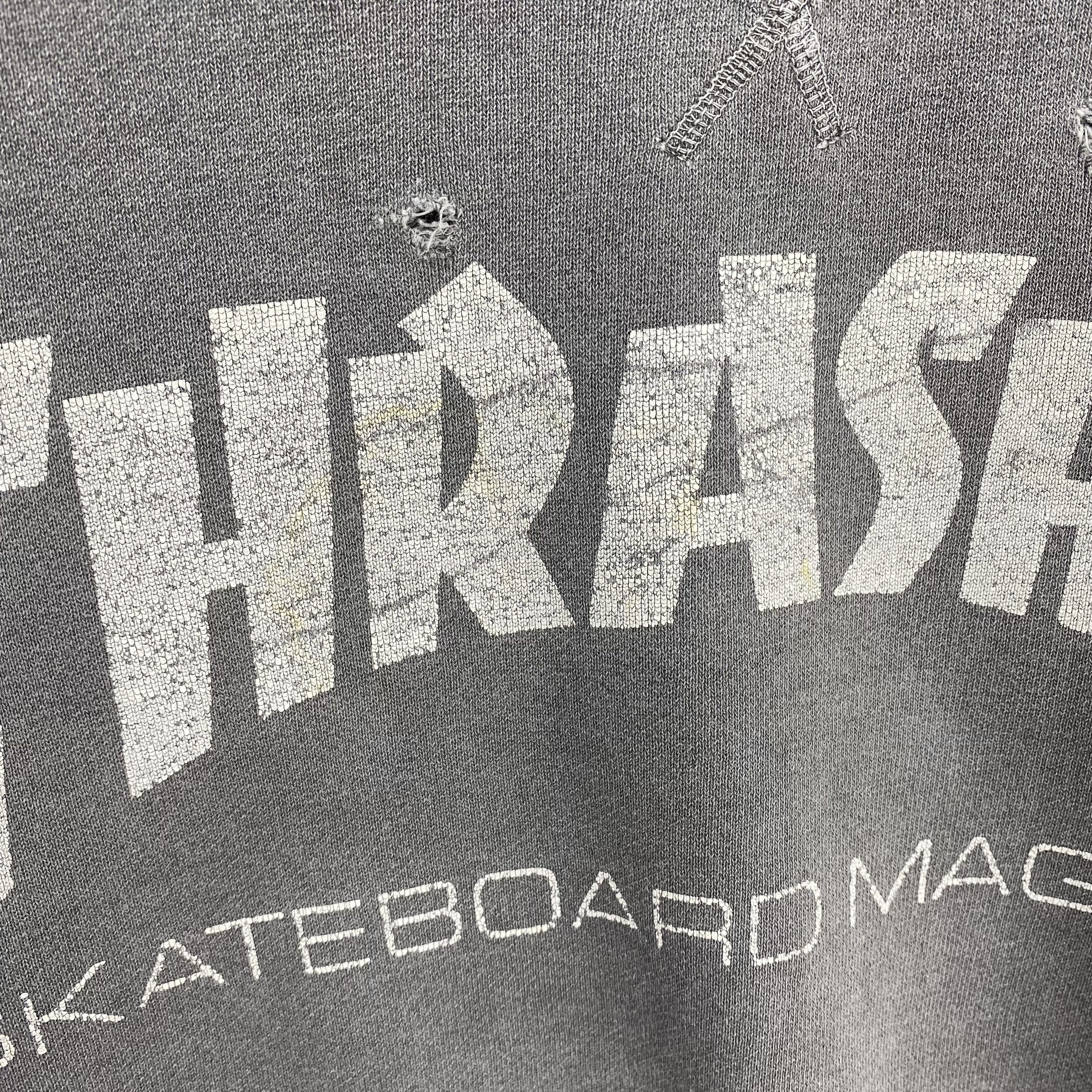 Thrasher Vintage Y2K Destroyed Thrasher Skateboard Magazine Sweater Size US L / EU 52-54 / 3 - 9 Thumbnail