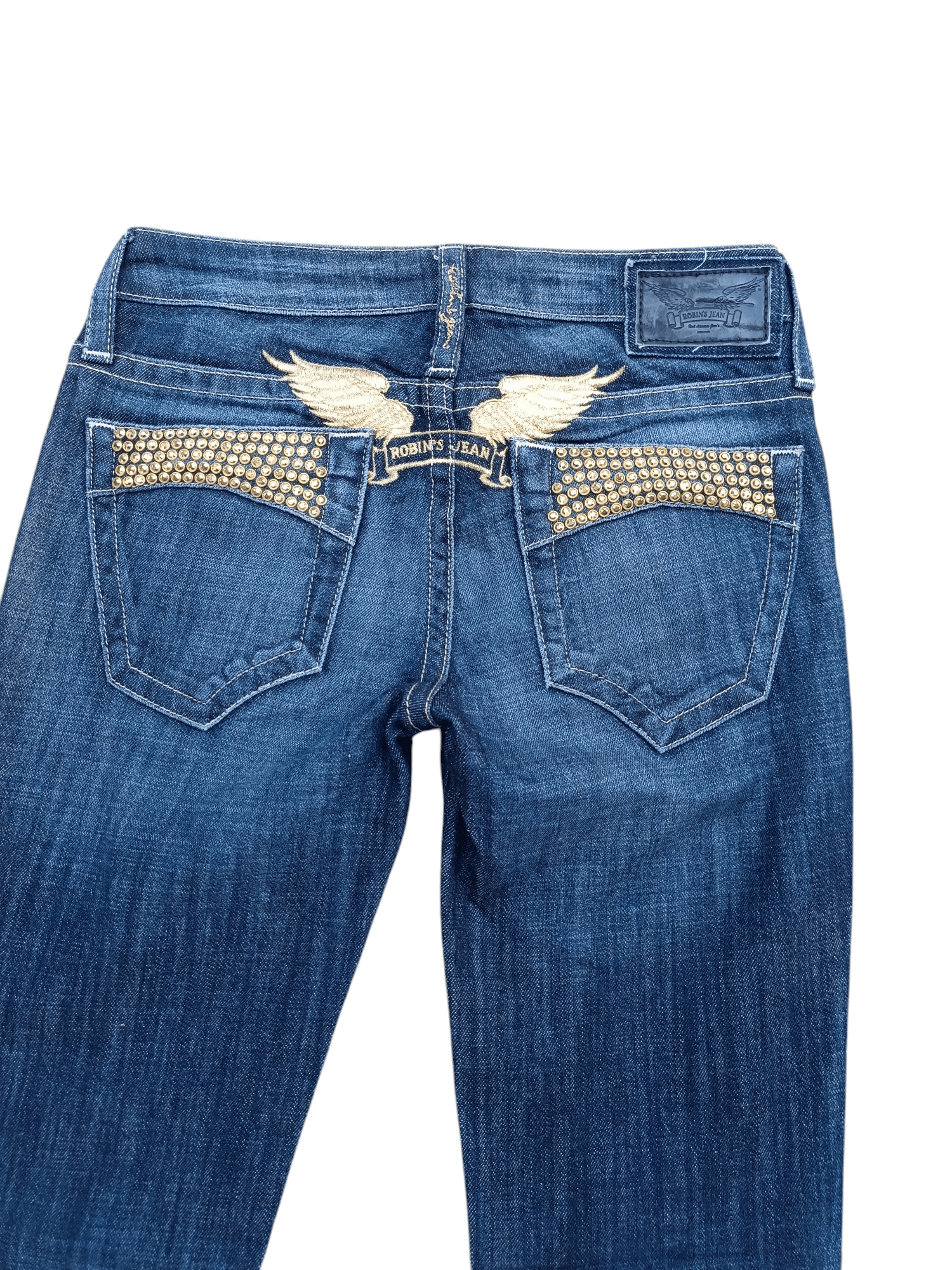 Robins Jeans FLARED Robins Jeans Embroidery Logo Denim Size US 26 / EU 42 - 19 Thumbnail
