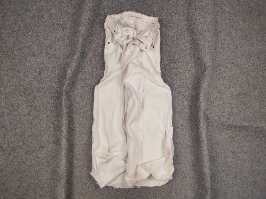 By Malene Birger By Malene Birger Design Wayde White Baggy Wide Leg Jeans Size 28" / US 6 / IT 42 - 1 Thumbnail
