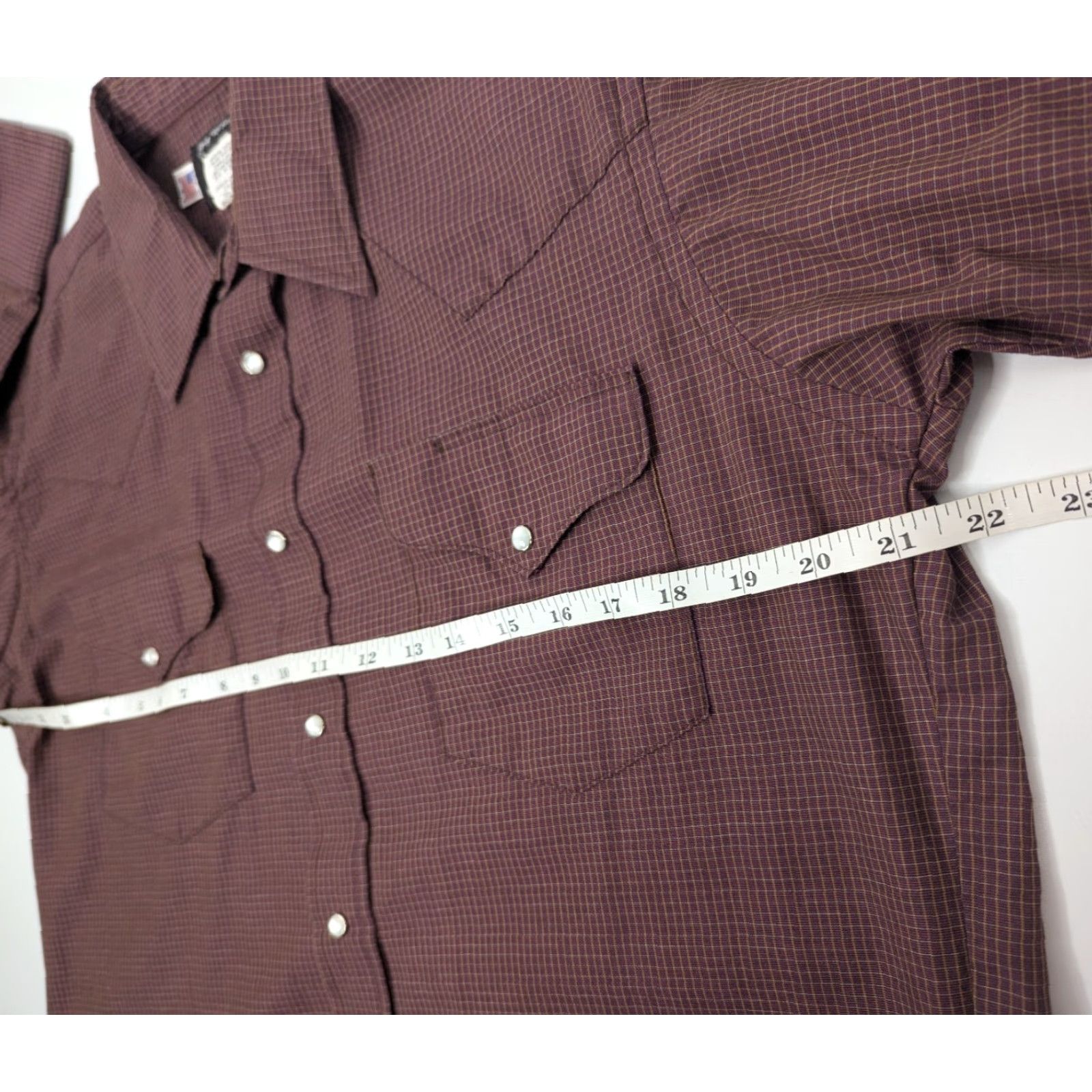 Vintage VINTAGE Flying R Ranchwear Shirt Western Cowboy 90s Striped Red Cotton Polyester Long Sleeve Snap Button-Up Size L Mens Size US L / EU 52-54 / 3 - 5 Thumbnail