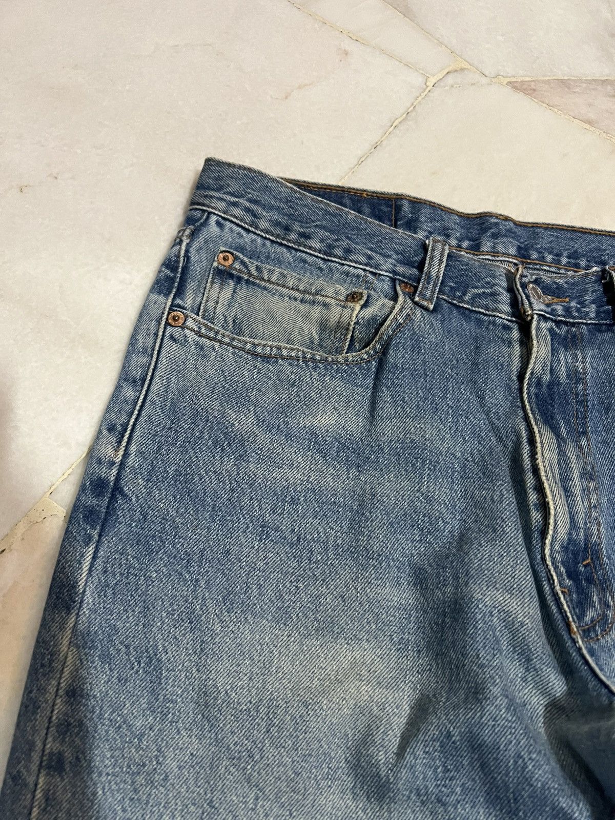 Levi's 90’s Levis 550 Faded Mud Wash Jean Size US 32 / EU 48 - 8 Thumbnail