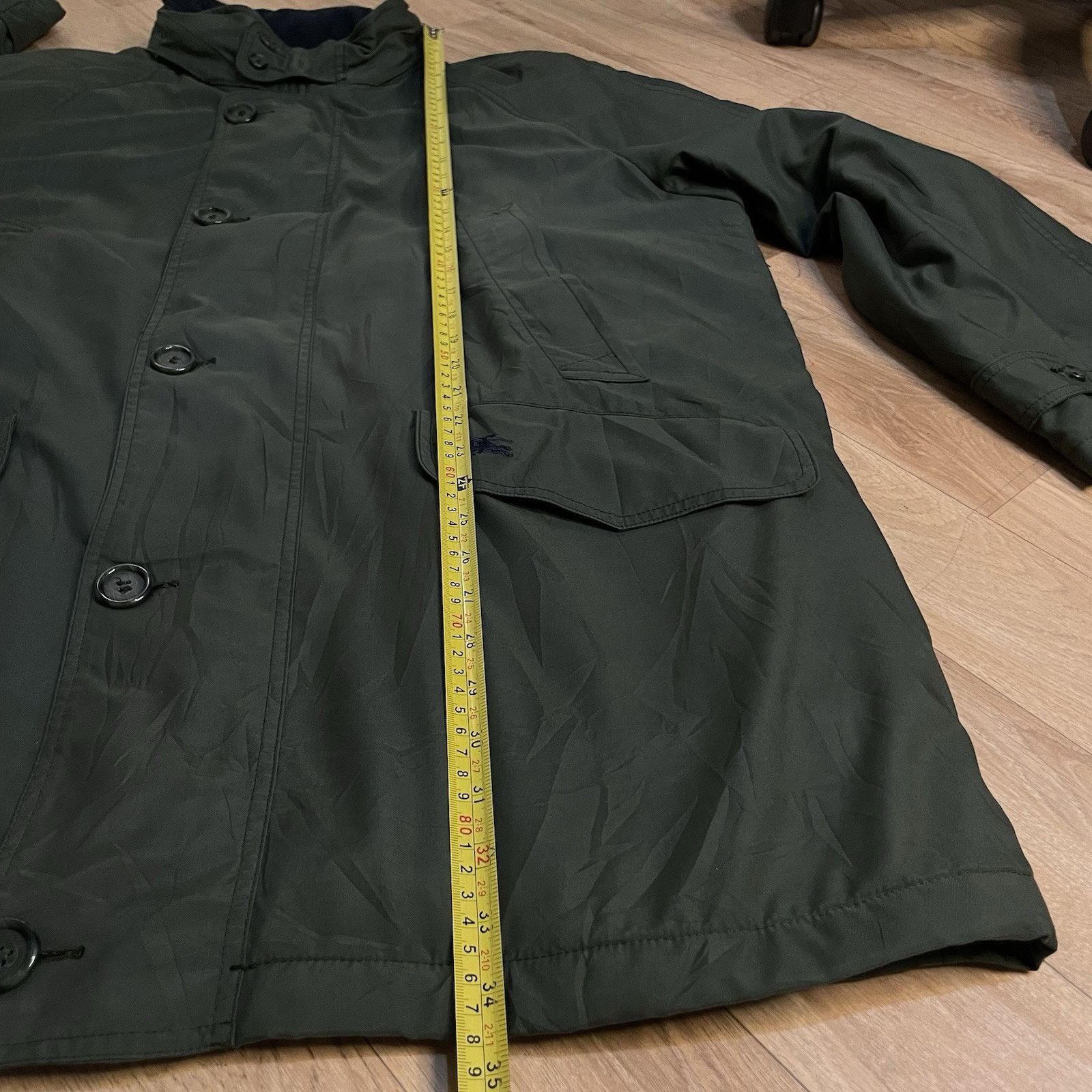 Burberry VINTAGE BURBERRY Jacket winter hooded men's GREEN OLIVE Size US XL / EU 56 / 4 - 19 Thumbnail