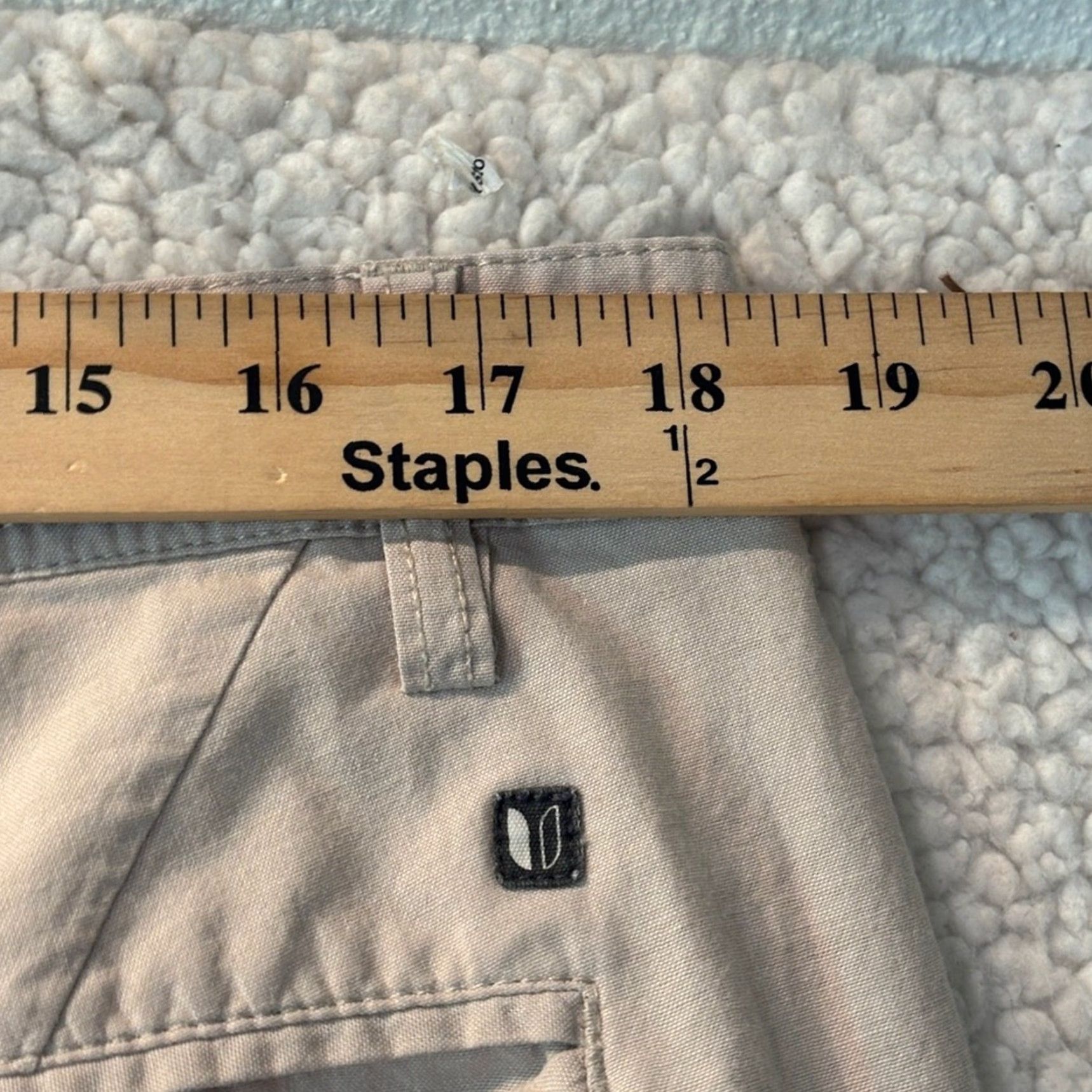 Vintage Linksoul Chino Pants Men’s 36 Regular Inseam 36 Stretch Golf Casual Khaki Beige Cream Mens Size US 36 / EU 52 - 5 Thumbnail