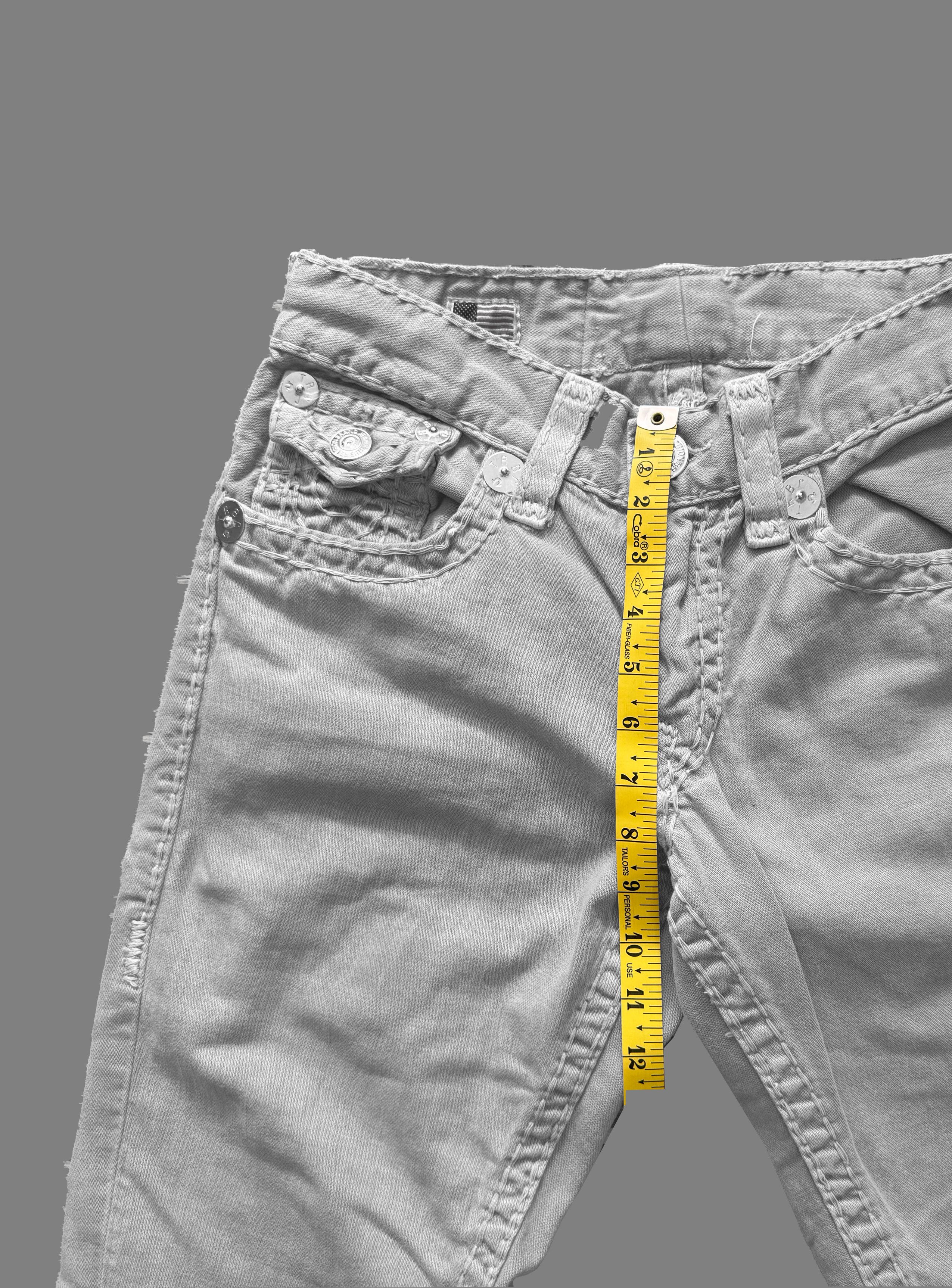 True Religion TRUE RELIGION RICKY SUPER T LIGHT GREY Size US 28 / EU 44 - 6 Thumbnail