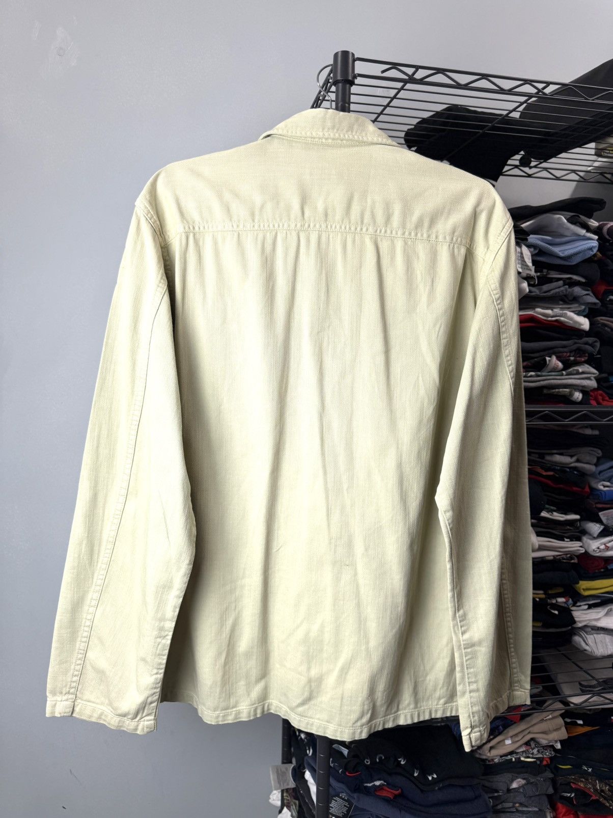 Diesel Rare Vintage Diesel Overshot Shirt Jacket Archive Black Gold Size US L / EU 52-54 / 3 - 2 Thumbnail