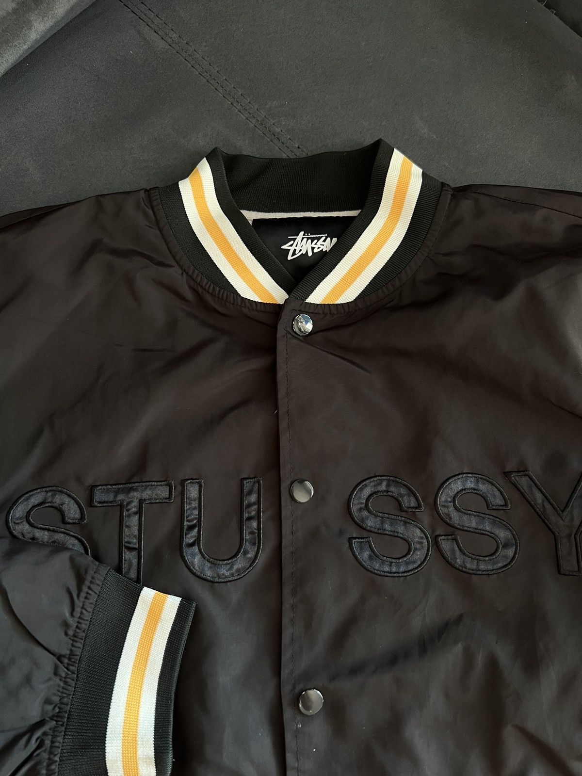 Stussy Stussy big logo bomber Size US L / EU 52-54 / 3 - 3 Thumbnail