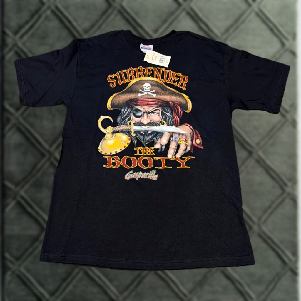 Hanes VINTAGE Gasparilla Pirate Festival T-Shirt Tampa Florida Black M Men Hanes Size US M / EU 48-50 / 2 - 1 Thumbnail