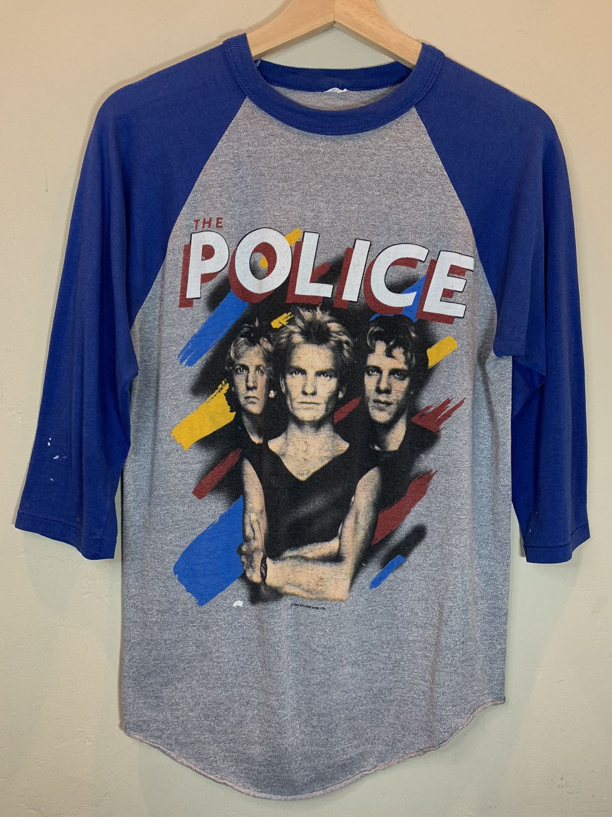 Band Tees × Vintage RARE* Vintage 1983 The Police Synchronicity Tour Sting Shirt Size US L / EU 52-54 / 3 - 1 Thumbnail