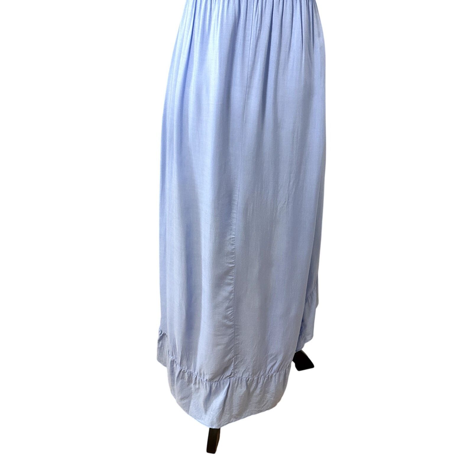 Other Nine Bird HighLow ALine Dress Off-Shoulder Flowy Sky Blue S Size S / US 4 / IT 40 - 6 Thumbnail