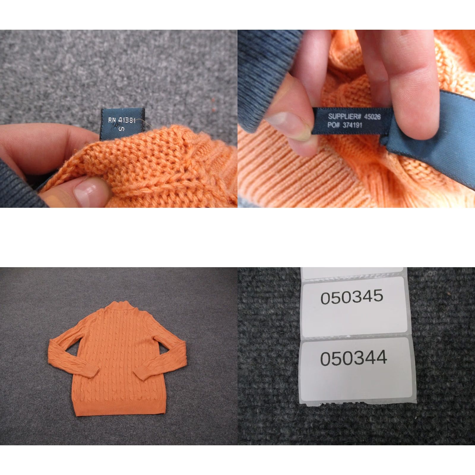 Polo Ralph Lauren Polo Ralph Lauren Sweater Mens S Orange Silk Pullover Fisherman Pony Cable Knit Henley Pullover 1/4 Zip Thermal Casual Size US S / EU 44-46 / 1 - 8 Thumbnail