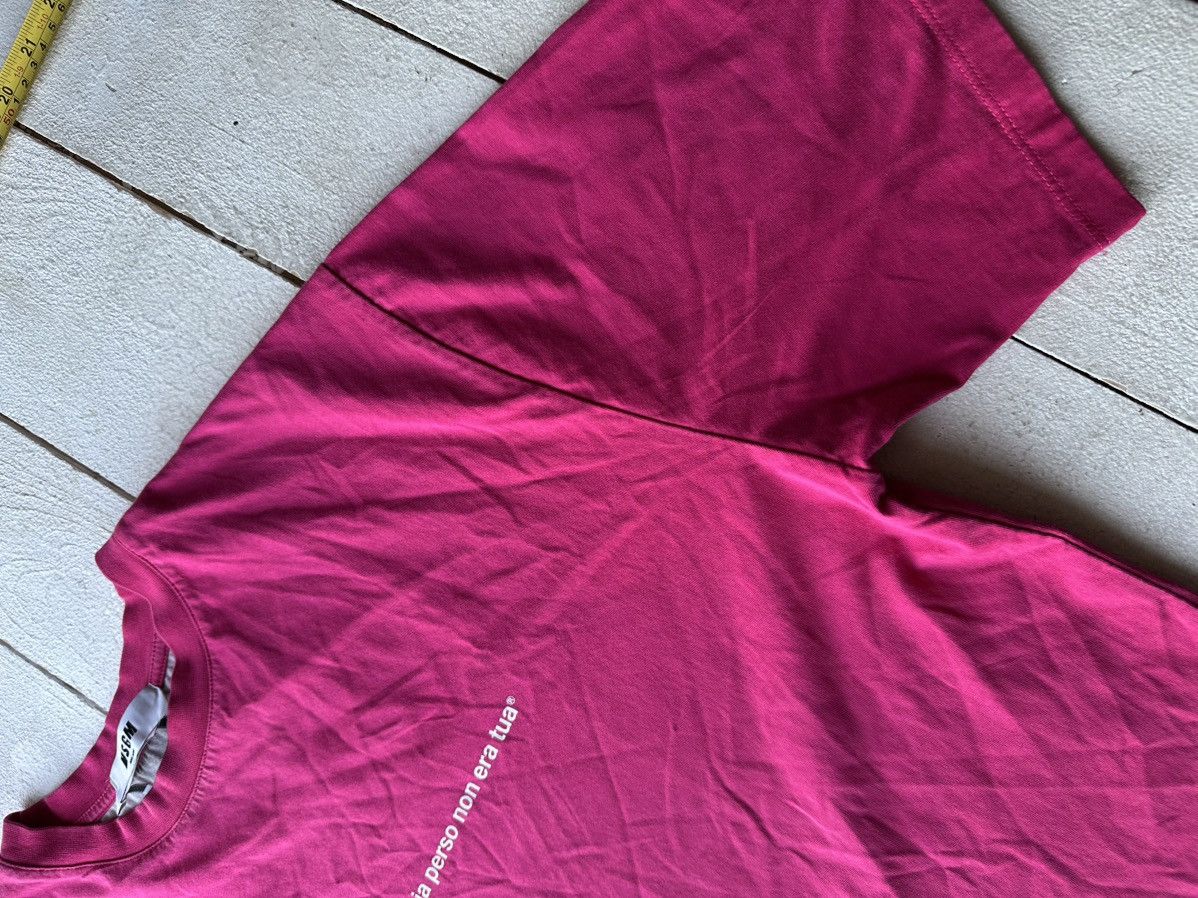 MSGM LUXURY 🚨 MSGM PURPLE TEE WITH LOGO BOXY FIT Y2K RARE Size US XL / EU 56 / 4 - 4 Thumbnail