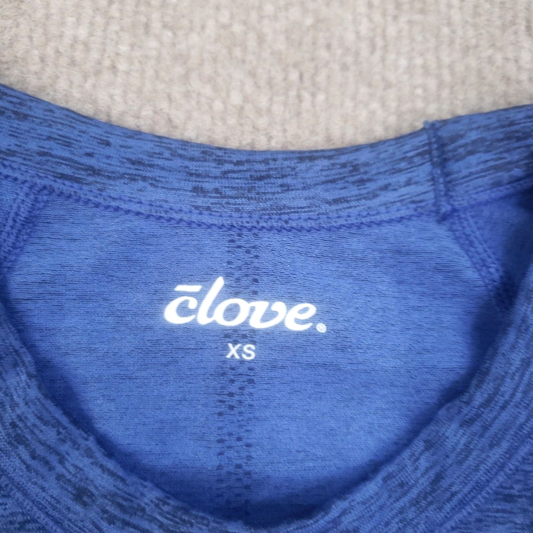 Vintage VINTAGE Clove Shirt Womens XS Blue Crewneck Long Sleeve Stretch Fitted Size XS / US 0-2 / IT 36-38 - 5 Thumbnail