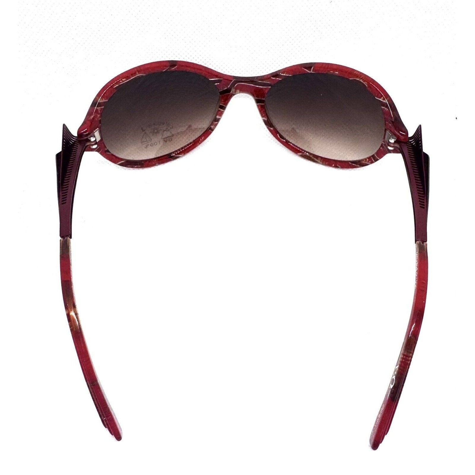 J.F. REY BOZ NEW DAY OVERSIZE OVAL 3292 60 19 128 SUNGLASSES RED Size ONE SIZE - 4 Thumbnail