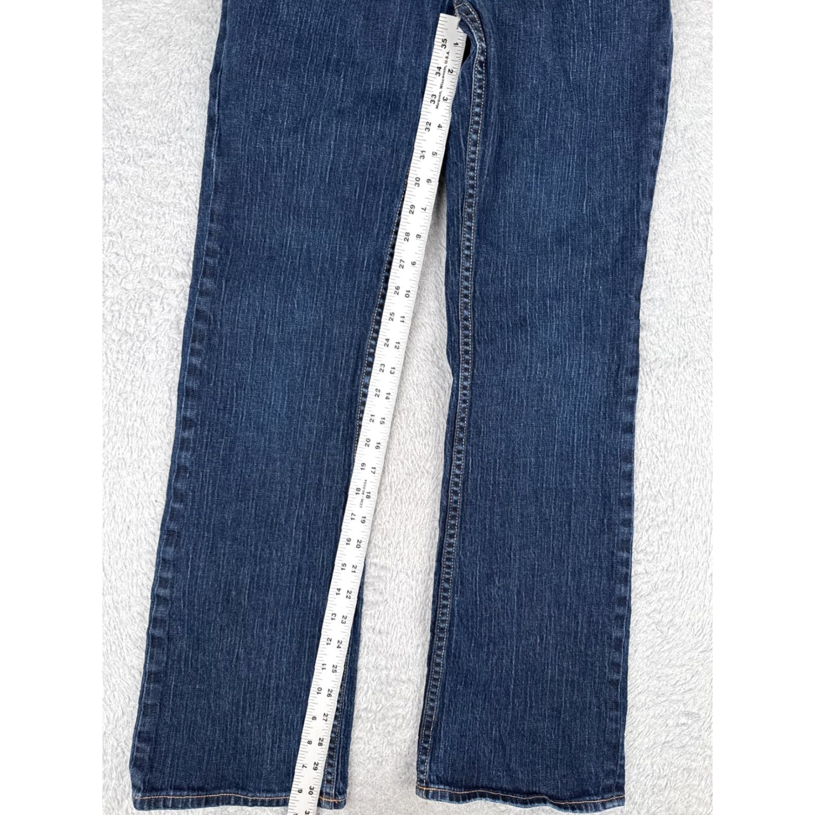 Banana Republic VINTAGE Banana Republic Jeans Women 8 Blue Denim Classic Bootcut Dark Cotton Low 30x31 Size 30" / US 8 / IT 44 - 7 Thumbnail