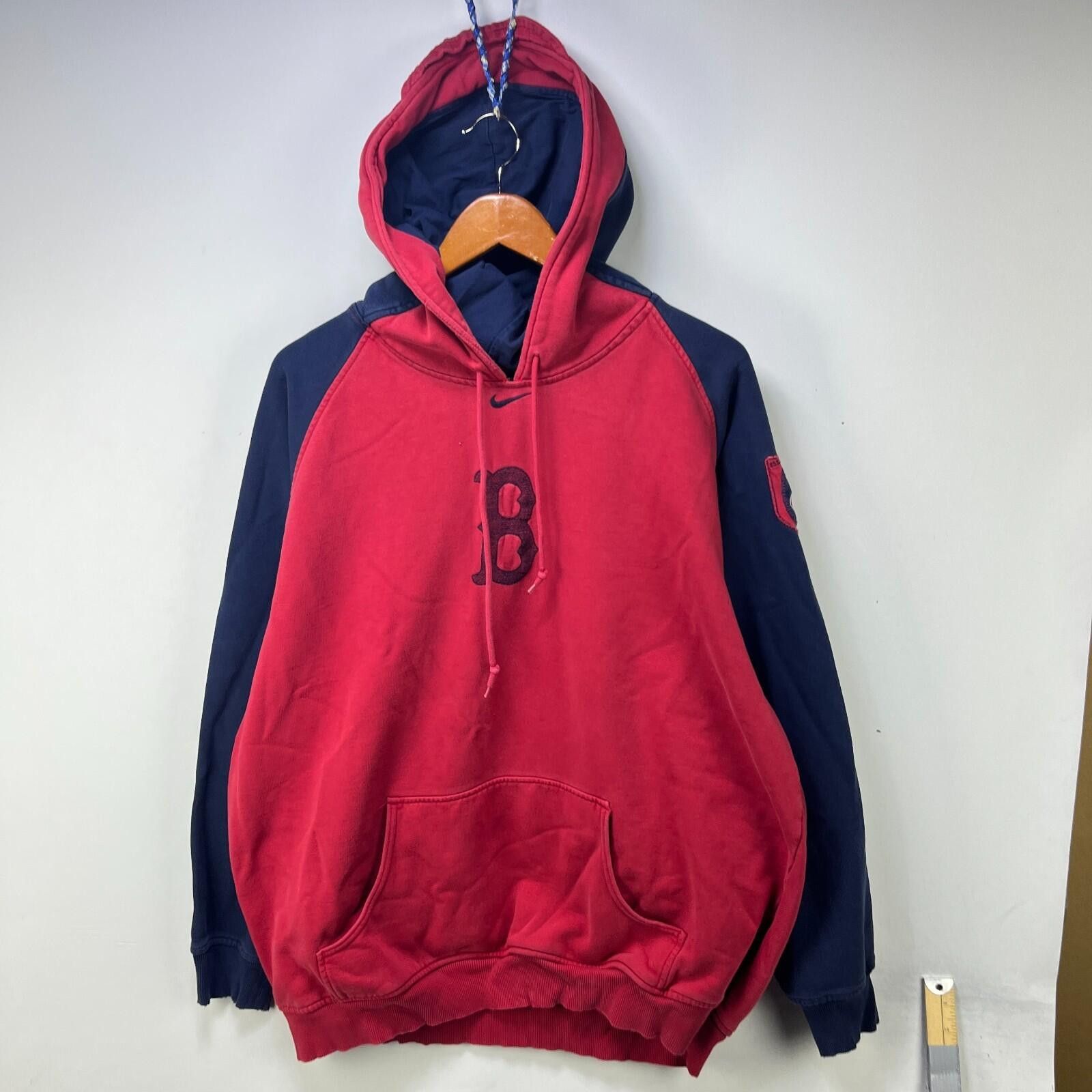 Nike Vintage Boston Red Sox Nike Middle Swoosh Hoodie XL Size ONE SIZE - 1 Thumbnail