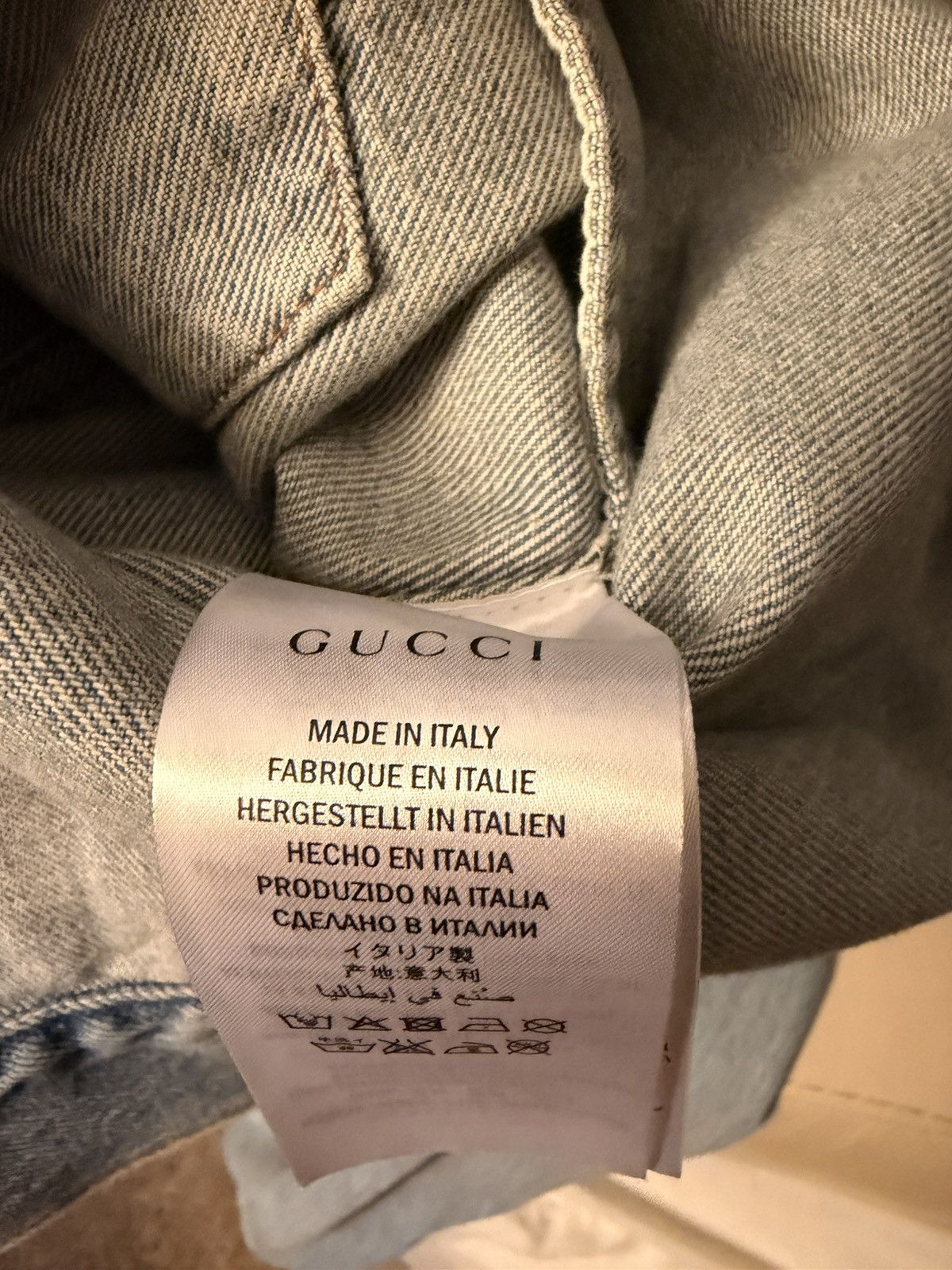 Gucci Gucci denim jacket Size US L / EU 52-54 / 3 - 5 Thumbnail