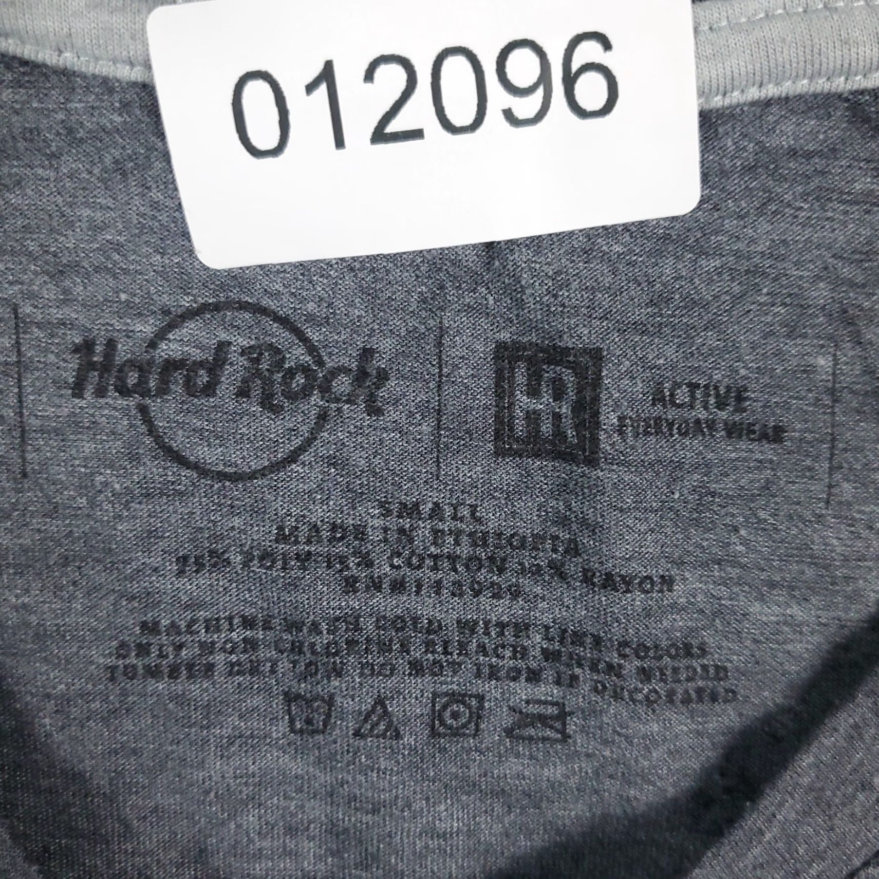 Hard Rock Cafe VINTAGE Hard Rock Shirt Unisex Adults Short Sleeve Adult Small Gray Logo 90s Concert Theme Mens Womens Size US S / EU 44-46 / 1 - 8 Thumbnail