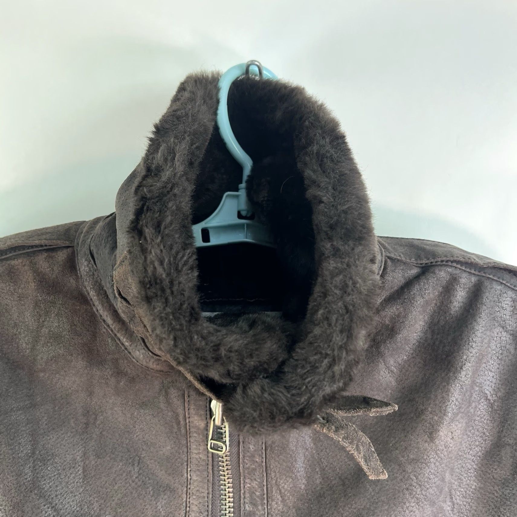 Vintage Albert Duke NY Leather Bomber Aviator Biker Jacket Womens M Brown Size M / US 6-8 / IT 42-44 - 3 Thumbnail