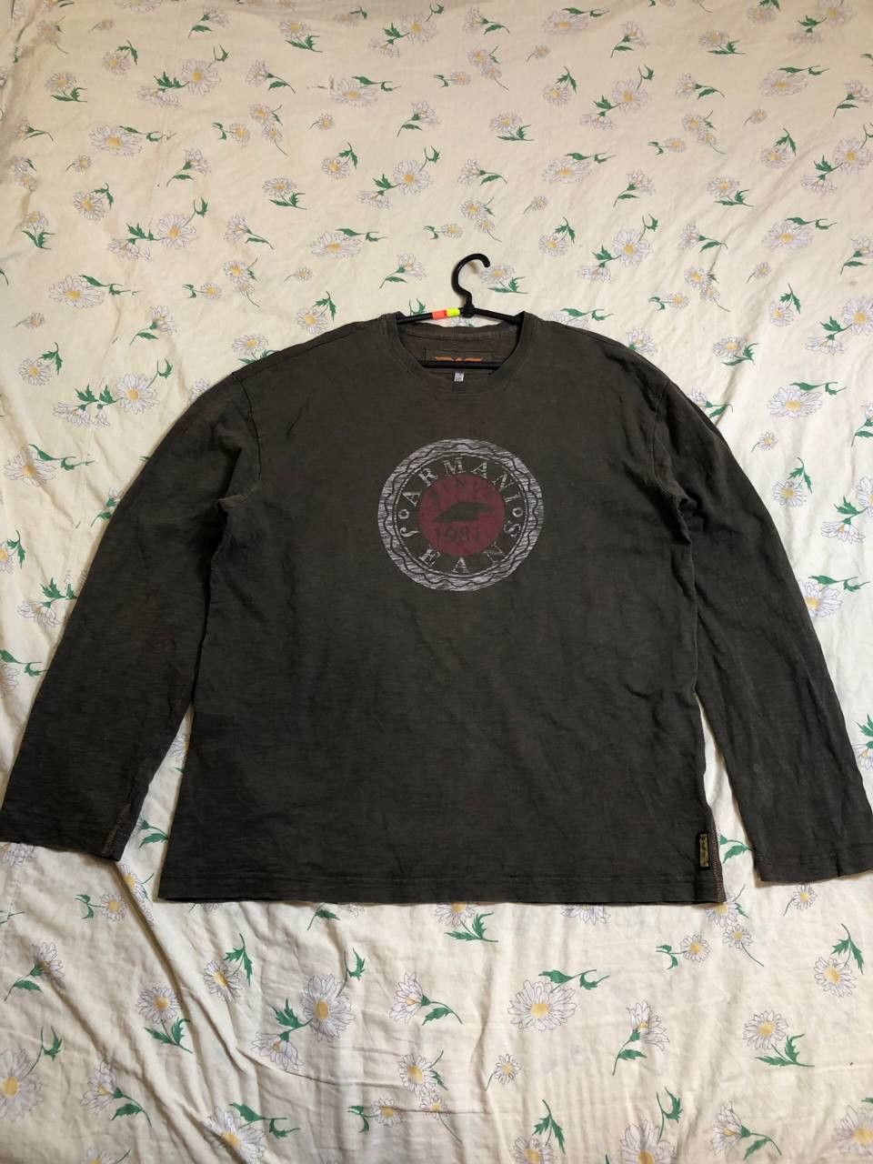 Armani Armani Jeans Long Sleeve T-Shirts Size US XL / EU 56 / 4 - 1 Thumbnail