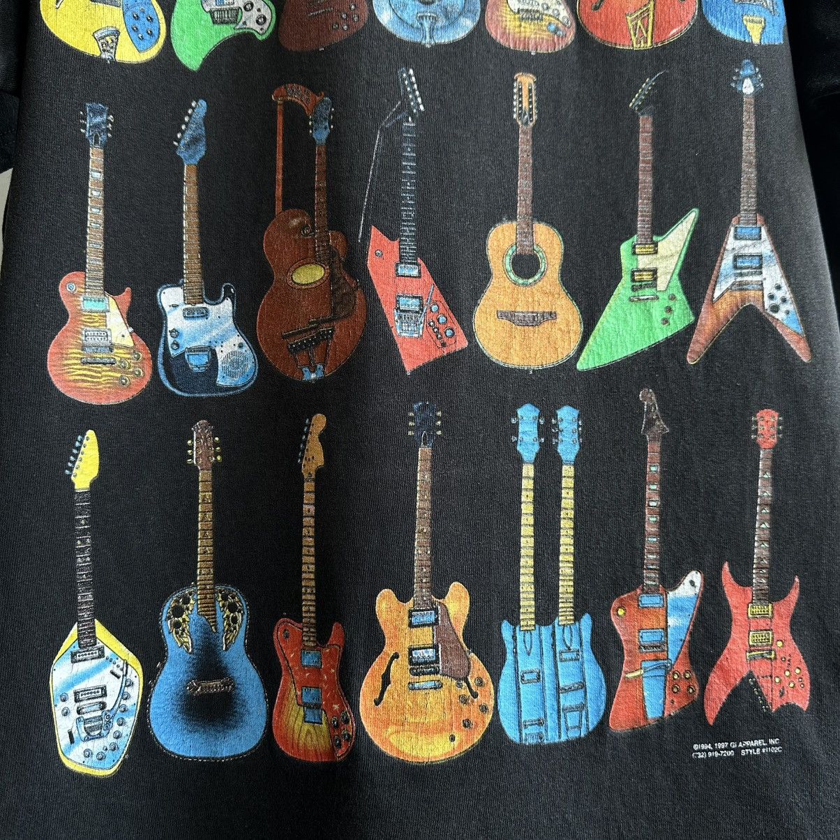 Vintage VINTAGE 1994 LIFE IS FULL OF IMPORTANT CHOICES GUITAR TEE Size US L / EU 52-54 / 3 - 4 Thumbnail