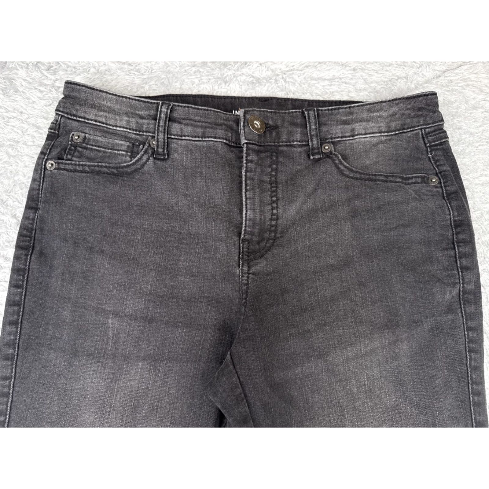 Vintage INC Jeans Womens 6 Black Elizabeth Bootcut Mid Rise Cotton Blend 30x32 Denim Size 28" / US 6 / IT 42 - 4 Thumbnail