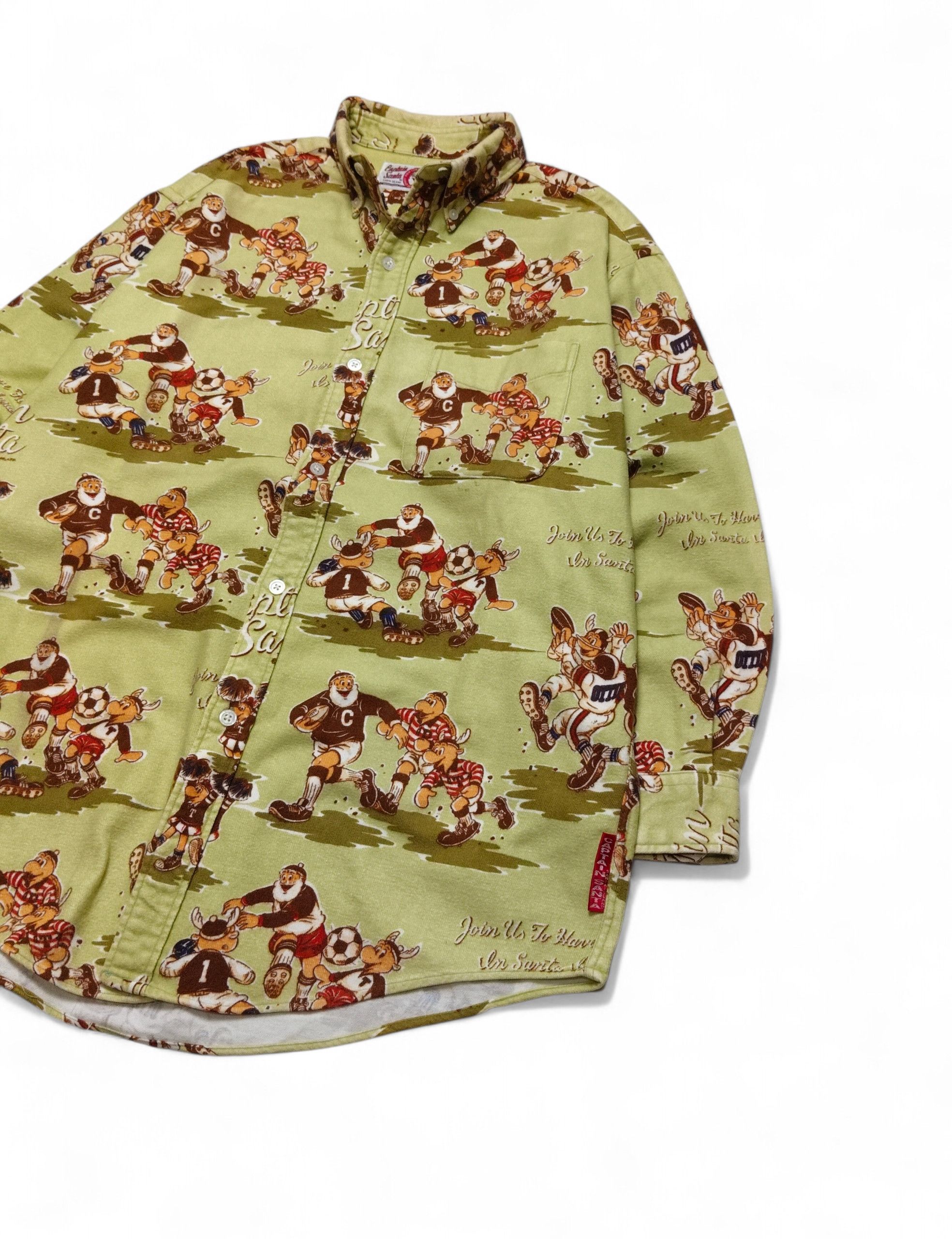 Other 💥SOLD💥VINTAGE CAPTAIN SANTA FLANEL ALL OVER PRINT Size US M / EU 48-50 / 2 - 2 Thumbnail