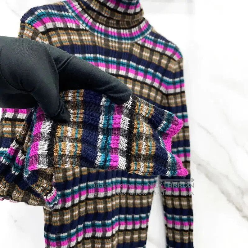 Chanel Chanel Colorful Wool Turtleneck Sweater . Size S / US 4 / IT 40 - 4 Thumbnail
