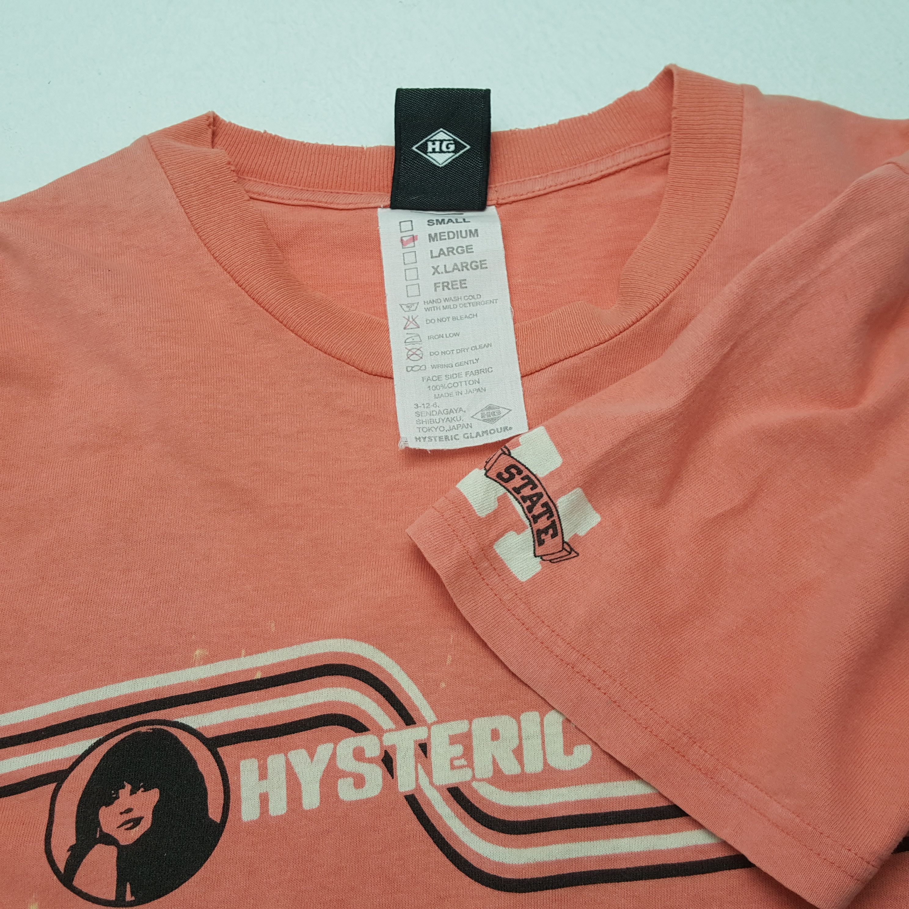 Hysteric Glamour HYSTERIC GLAMOUR Streetwear Style Custom Art Tshirt Size US M / EU 48-50 / 2 - 9 Thumbnail