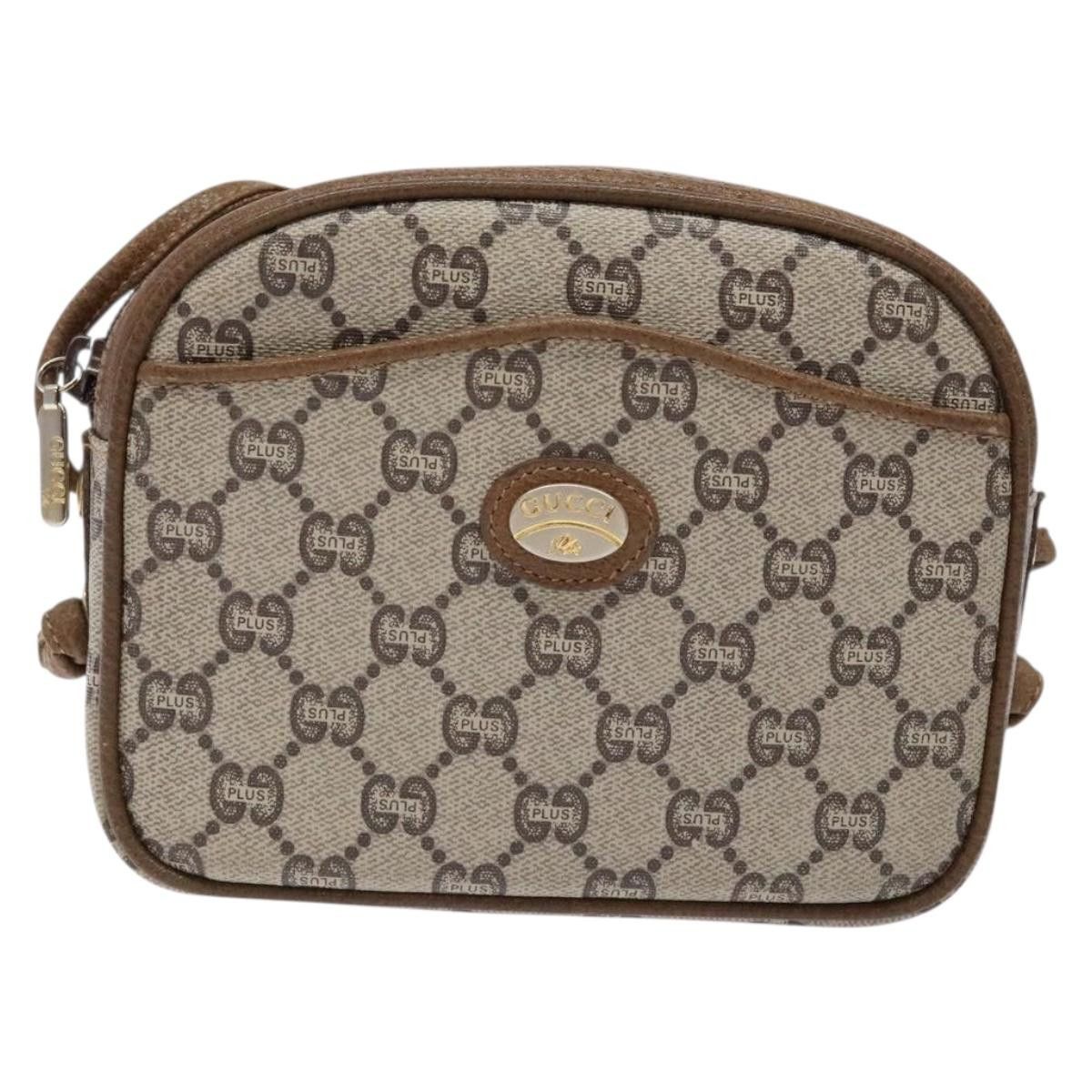 Gucci GUCCI GG Plus Supreme Shoulder Bag Pvc Beige Gold Size ONE SIZE - 2 Thumbnail