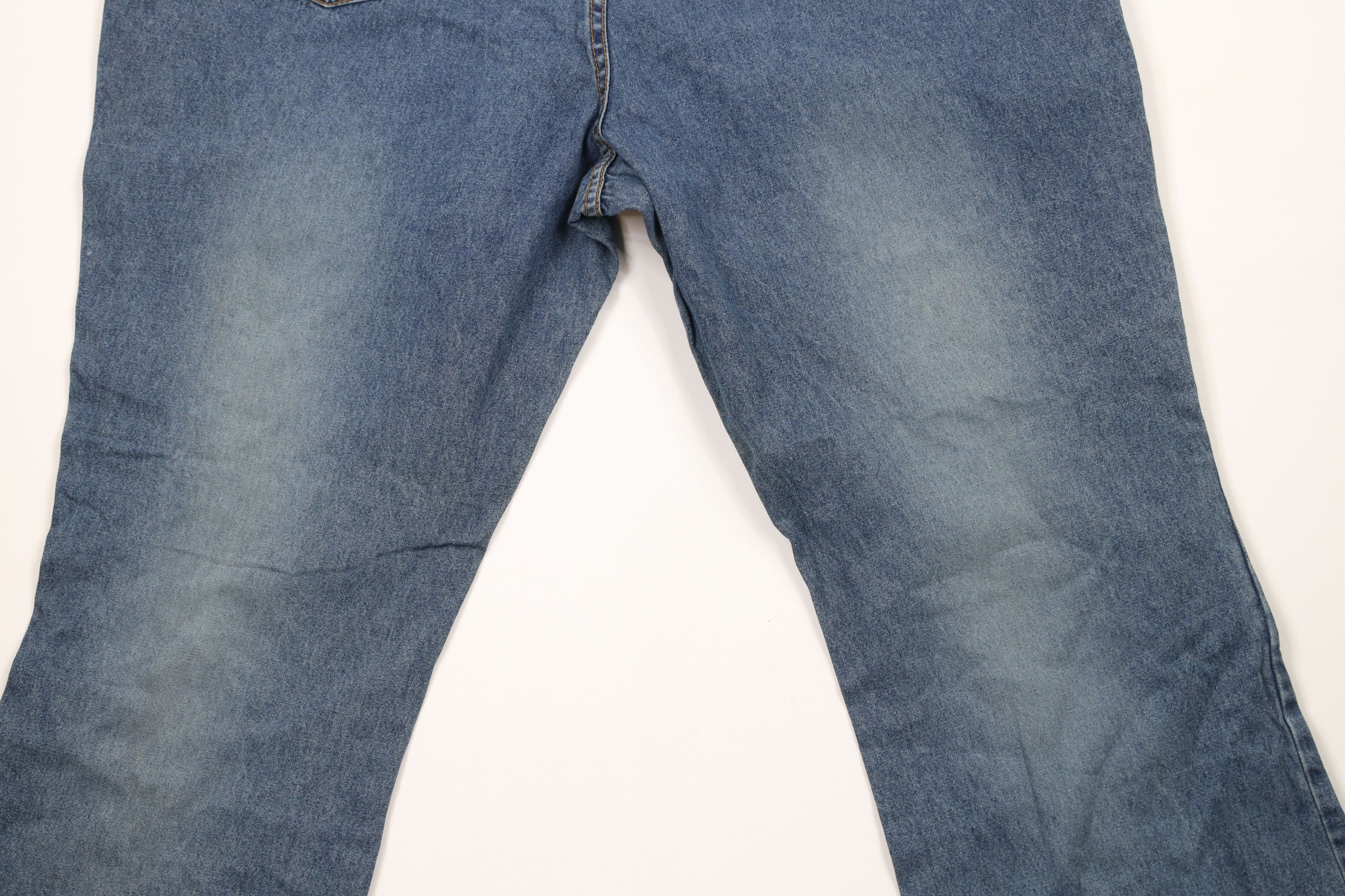 Vintage Vintage 90s Streetwear Patchwork Wide Leg Bell Bottoms Jeans Size 22" - 12 Thumbnail
