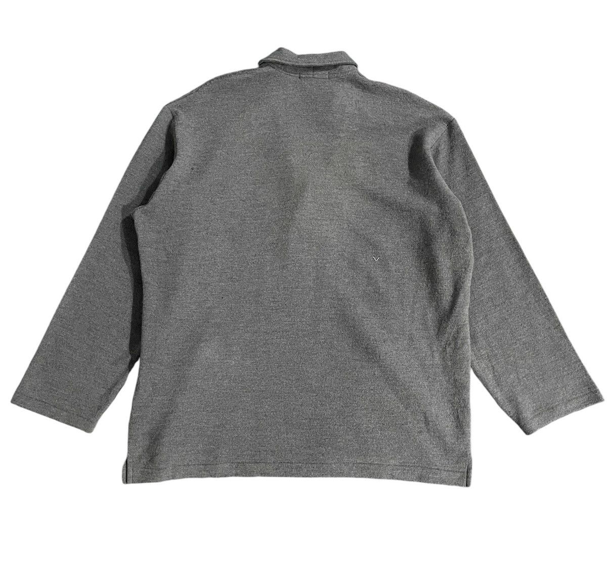 Yohji Yamamoto Vintage Yohji Yamamoto Half Button Wool Jacket Size US XL / EU 56 / 4 - 2 Thumbnail