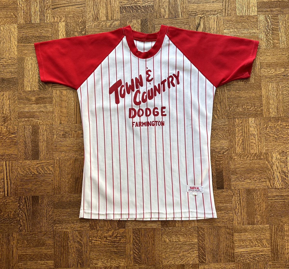 Vintage Vintage Dodge Town and Country Pinstripe Baseball Jersey Size US M / EU 48-50 / 2 - 1 Thumbnail