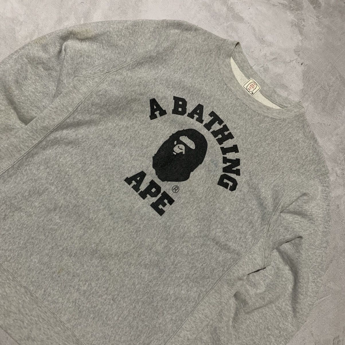 Bape Vintage A Bathing Ape BAPE Reverse Weave Crewneck Sweatshirt Size US S / EU 44-46 / 1 - 2 Thumbnail