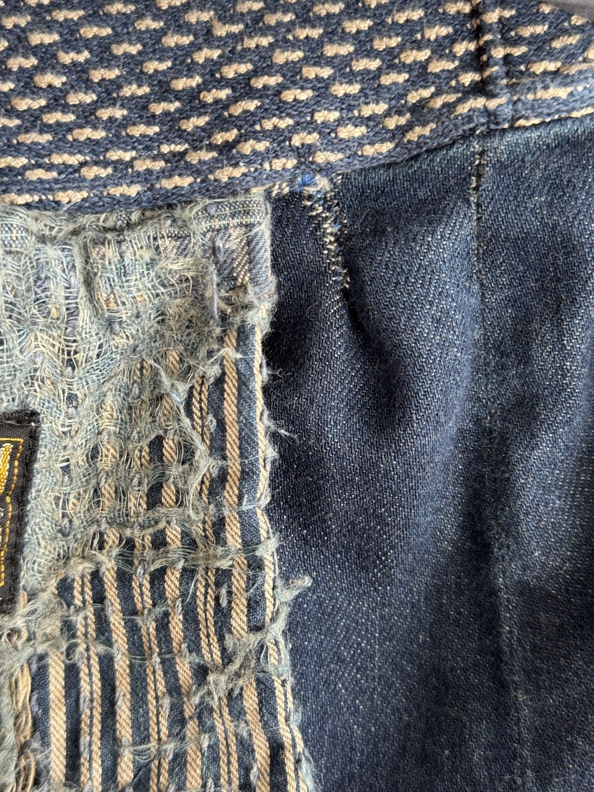 Kapital BORO CRASH SIRLOIN OLD MAN AND THE SEA DENIM SHORTS SIZE: 4 Size US 36 / EU 52 - 10 Thumbnail