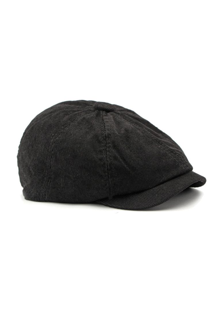 Other British Vintage Black Corduroy Octagonal Hat Size ONE SIZE - 1 Thumbnail