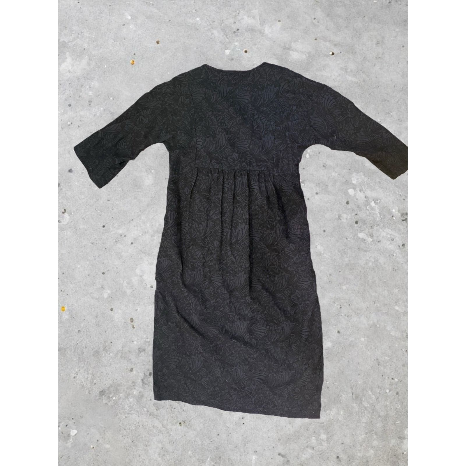 Mara Hoffman Mara Hoffman Aviva Dress – Black Cotton Jacquard (Sample) Size S / US 4 / IT 40 - 2 Thumbnail