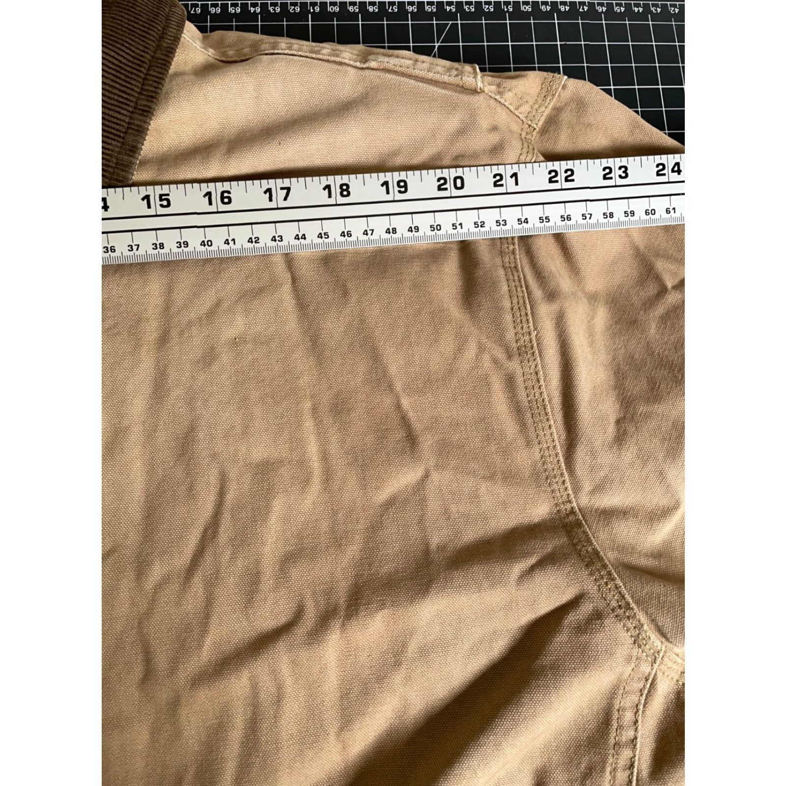 Orvis Orvis Jacket Adult Large Beige Canvas Chore Barn Corduroy Collar Quilted Size US XL / EU 56 / 4 - 7 Thumbnail