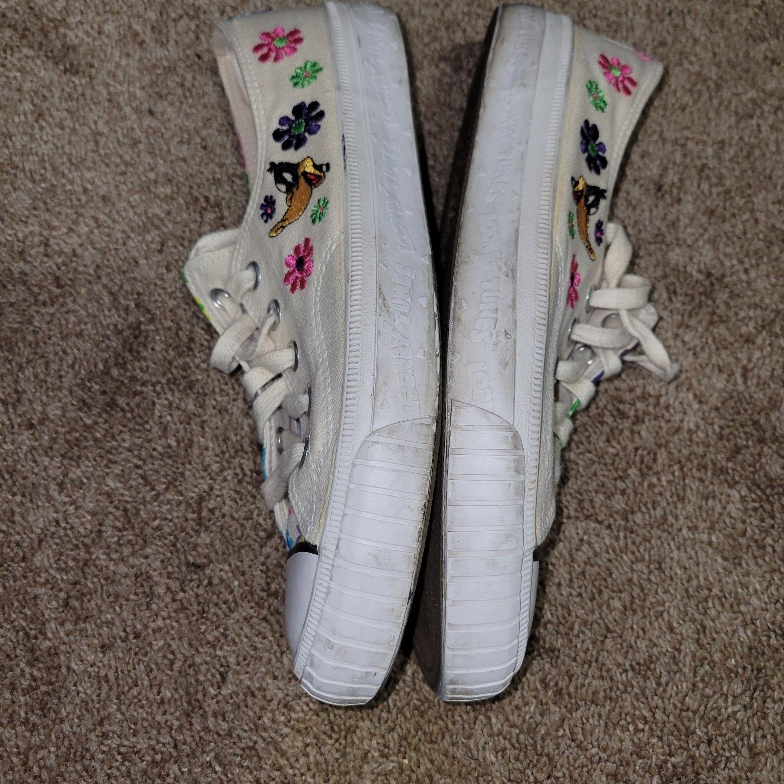 Keds Vintage Women's 90's Daffy Duck Keds SZ 8 Size US 8 / IT 38 - 4 Thumbnail