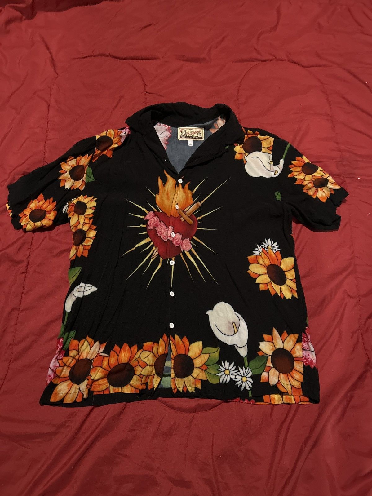 Pleasures Pleasures Sacred Heart shirt Size US L / EU 52-54 / 3 - 1 Thumbnail