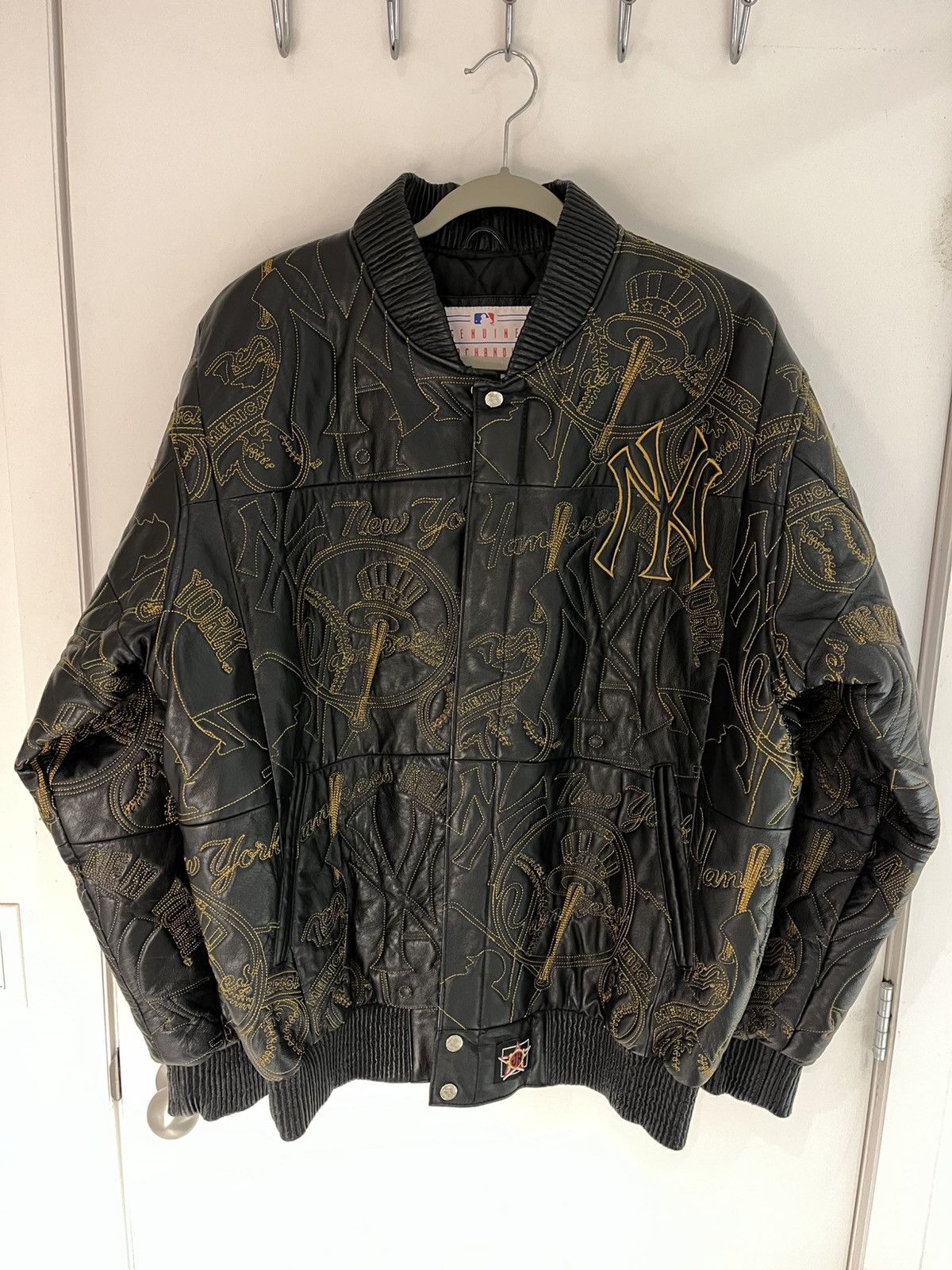 MLB RARE MLB Jeff Hamilton New York Yankees Leather Jacket Size US L / EU 52-54 / 3 - 1 Thumbnail