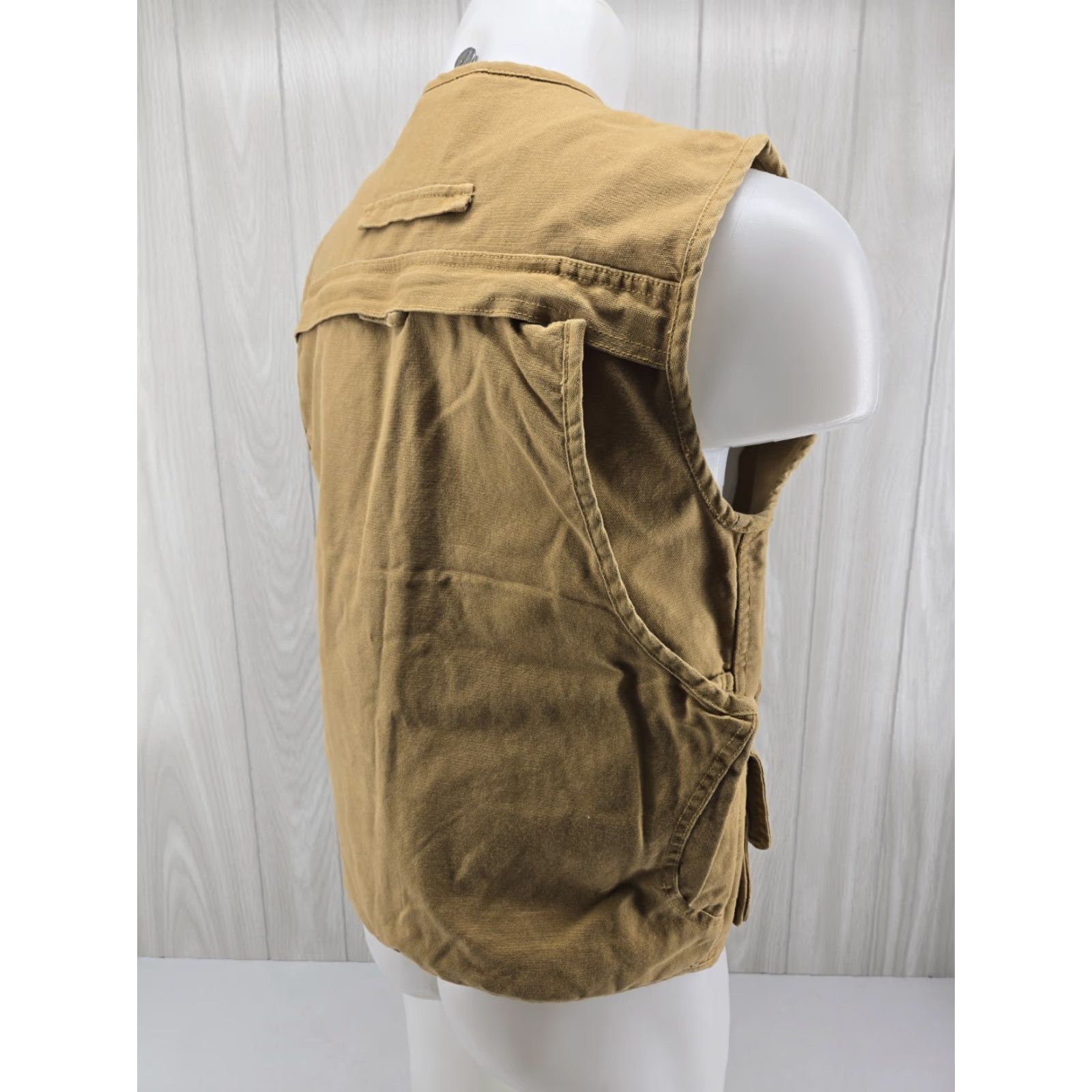 Vintage Beretta Vest Mens Small Tan Full Zip Pockets Game Pouch Hunting Shooting Vest Mens Small Tan Full Zip Pockets Size US S / EU 44-46 / 1 - 7 Thumbnail