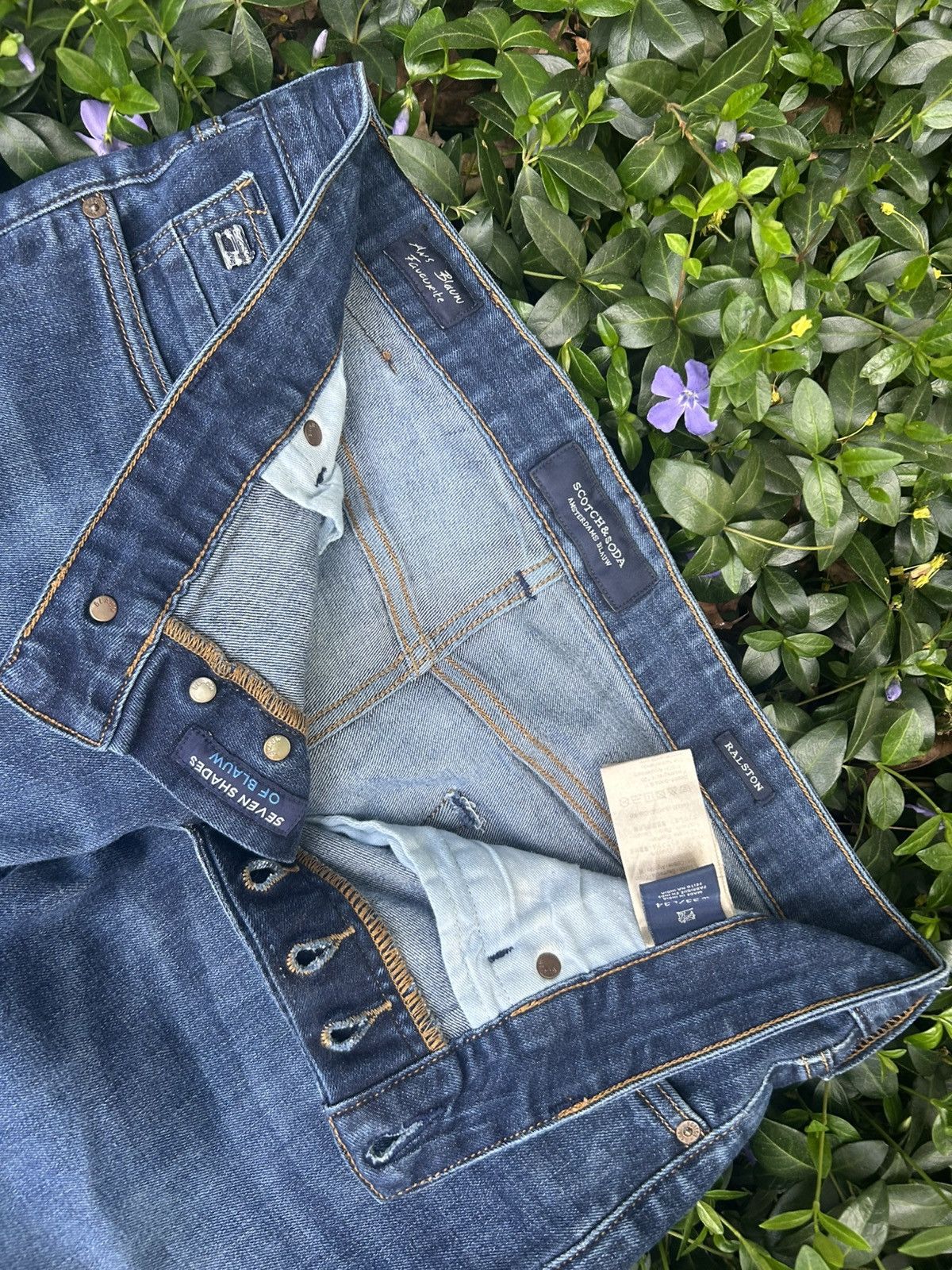 Scotch & Soda Scotch&Soda Ralston Jeans Men’s 33x34 Slim Straight Stretch Size US 33 - 5 Thumbnail