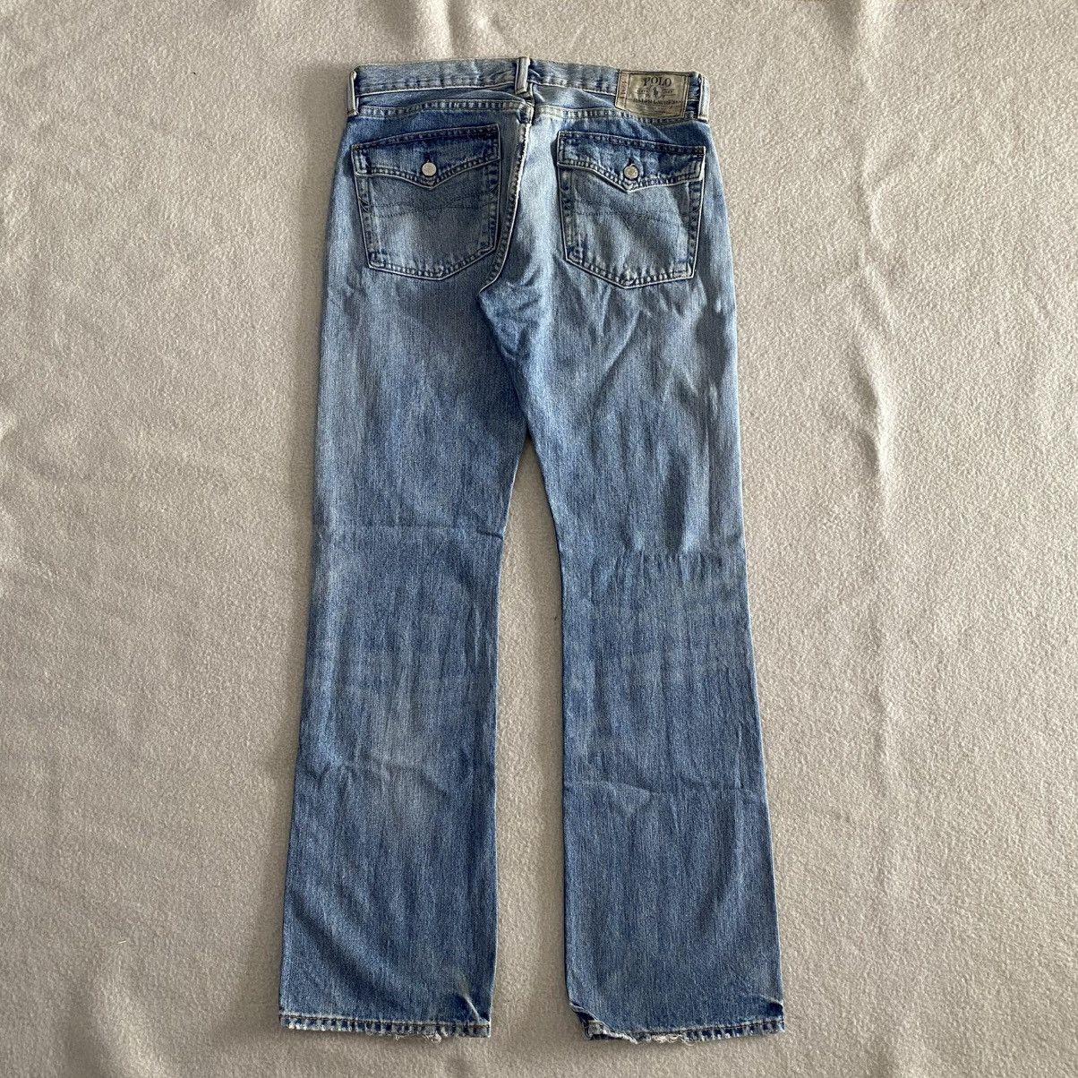 If Six Was Nine × Japanese Brand Polo Ralph Lauren Flared Distressed Denim w34 Size US 34 / EU 50 - 5 Thumbnail