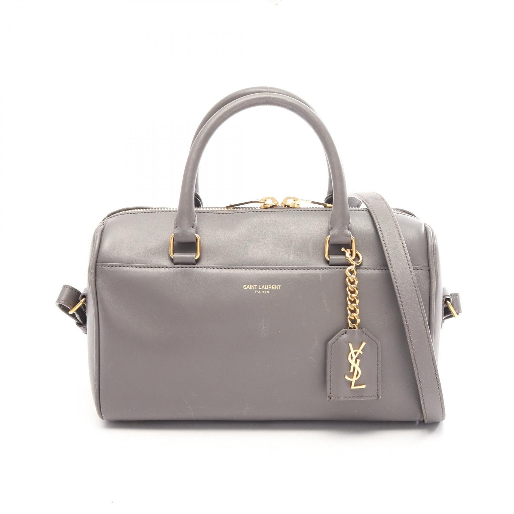 Yves Saint Laurent Yves Saint Laurent Saint Laurent Paris Baby Duffle Leather 2way Handbag Leather Handbag 400422 DUTY FREE for USA Size ONE SIZE - 1 Thumbnail